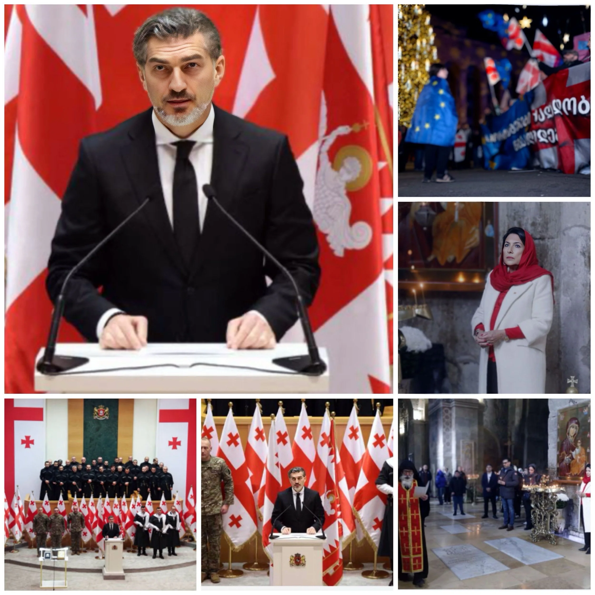 Georgia political turmoil - controversial inauguration of Mikheil Kavelashvili 