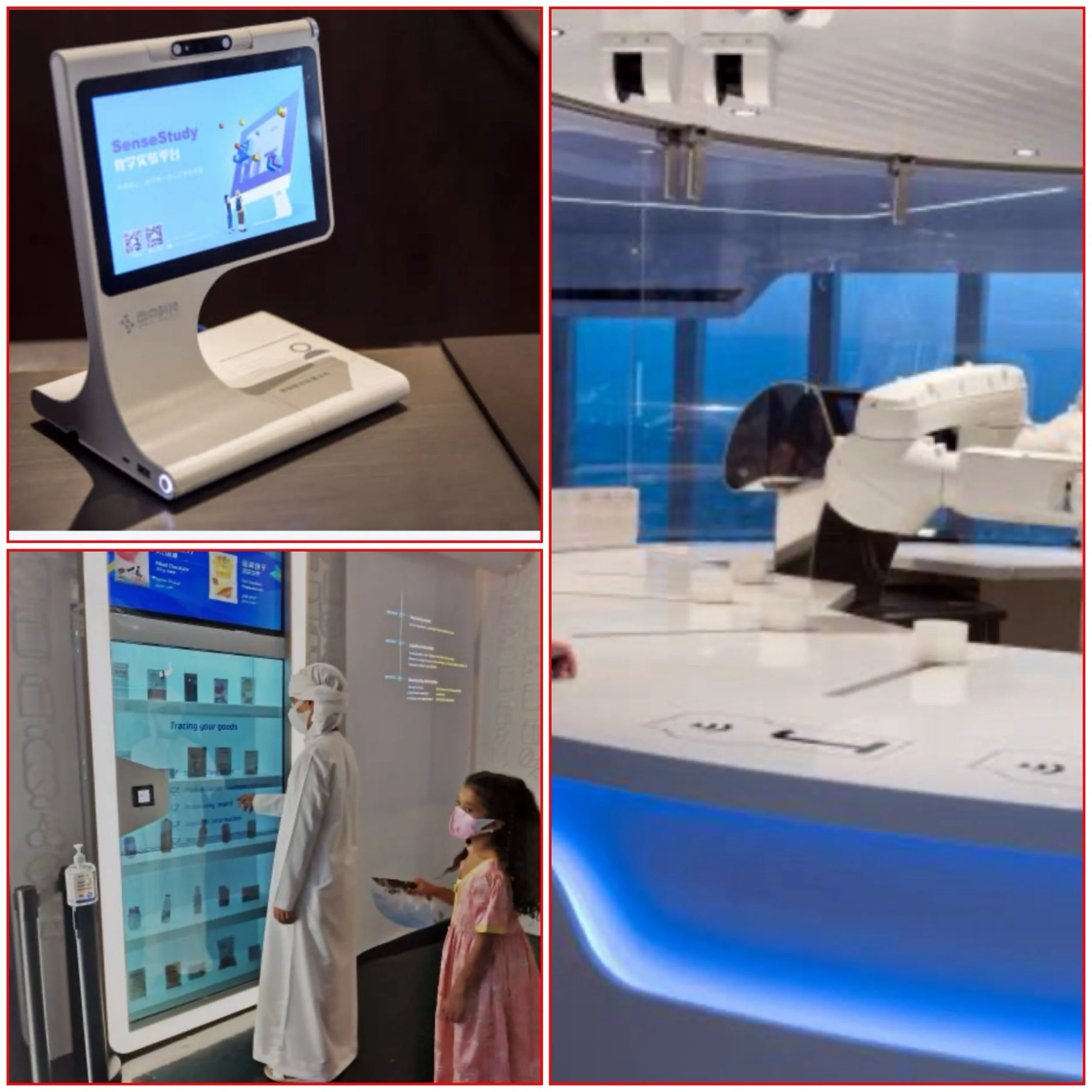 What are some examples of robotic assistance in UAE hotels