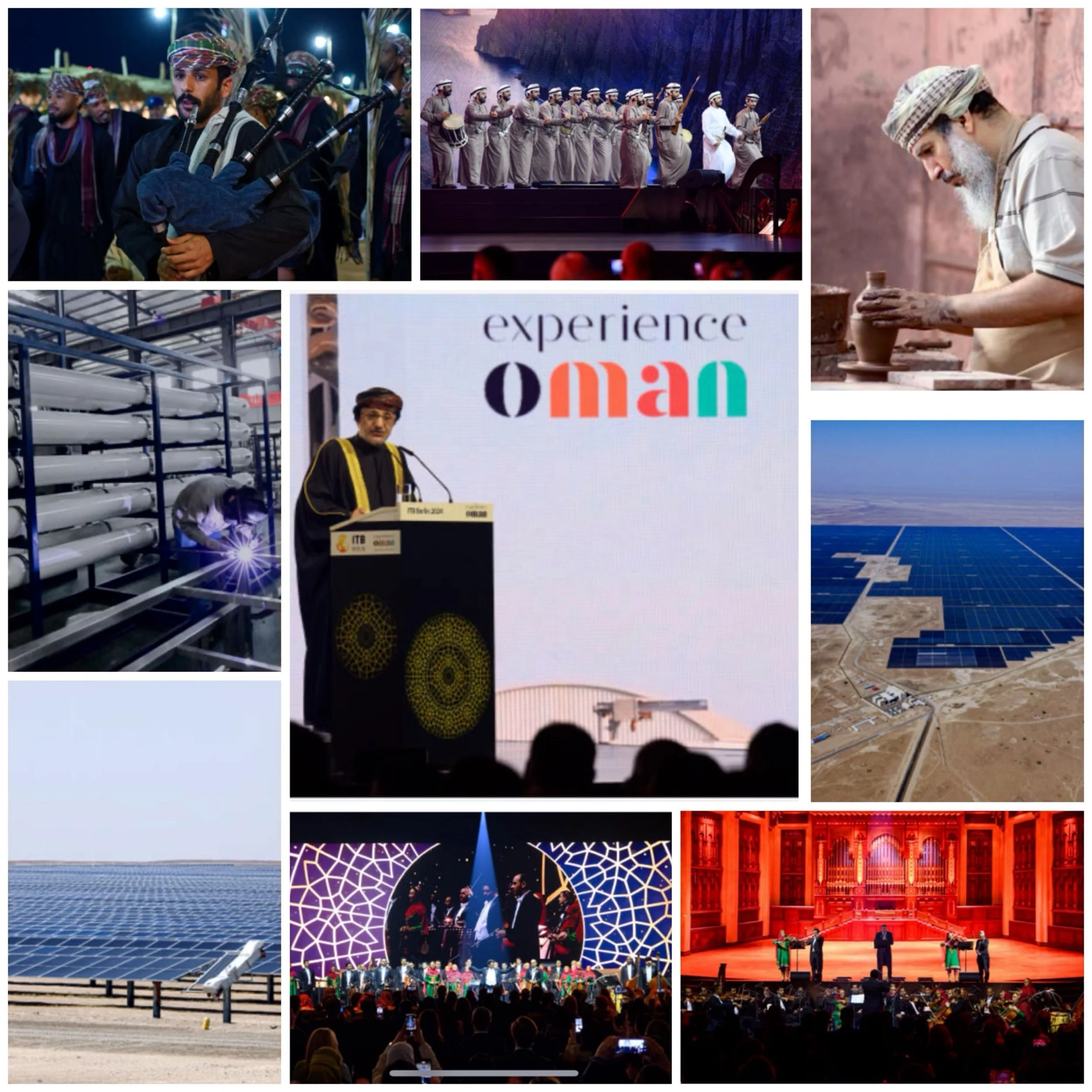 What are the key sectors targeted for development in Oman Vision 2040