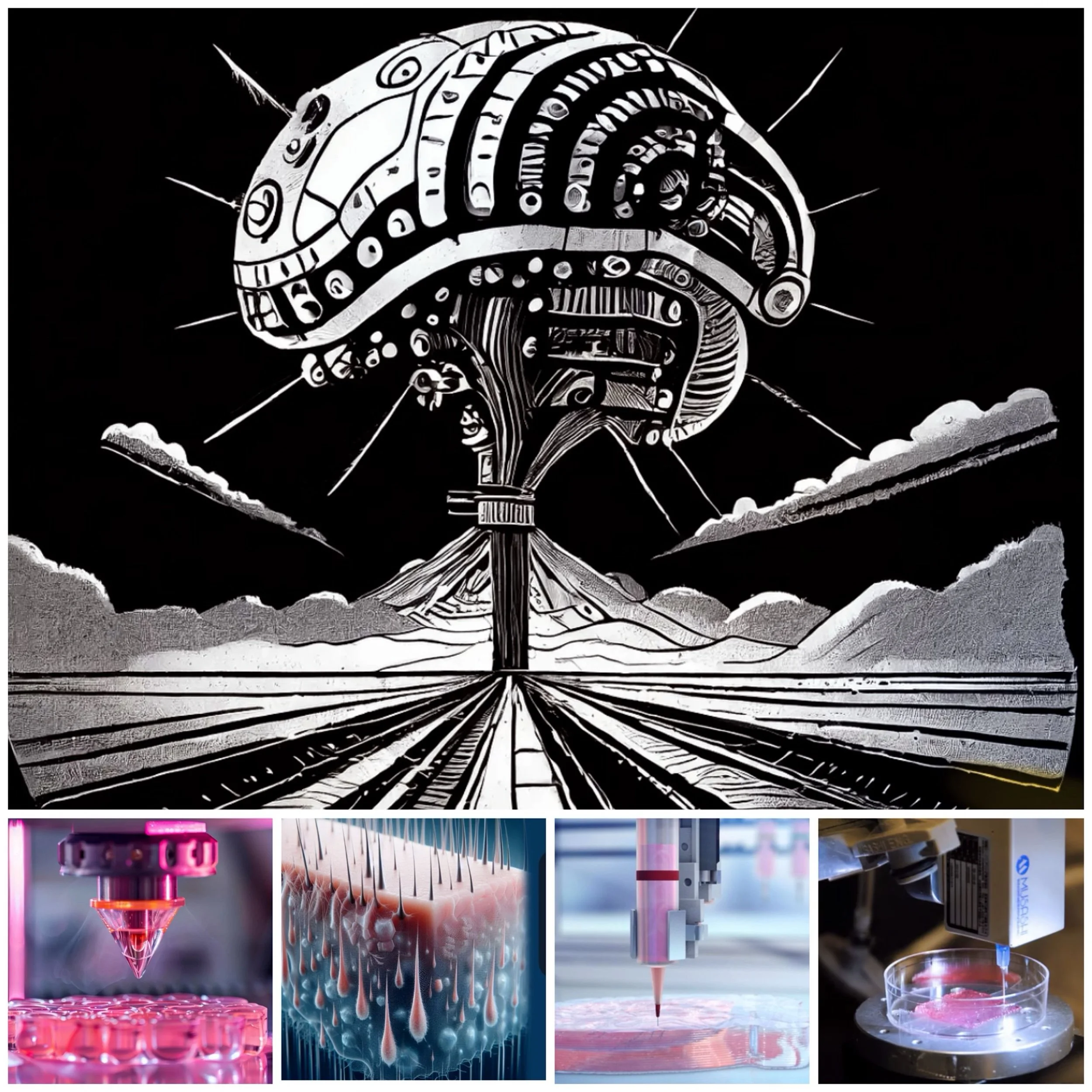 Bio Printing and Artificial general intelligence for Dummies - Examples in healthcare 