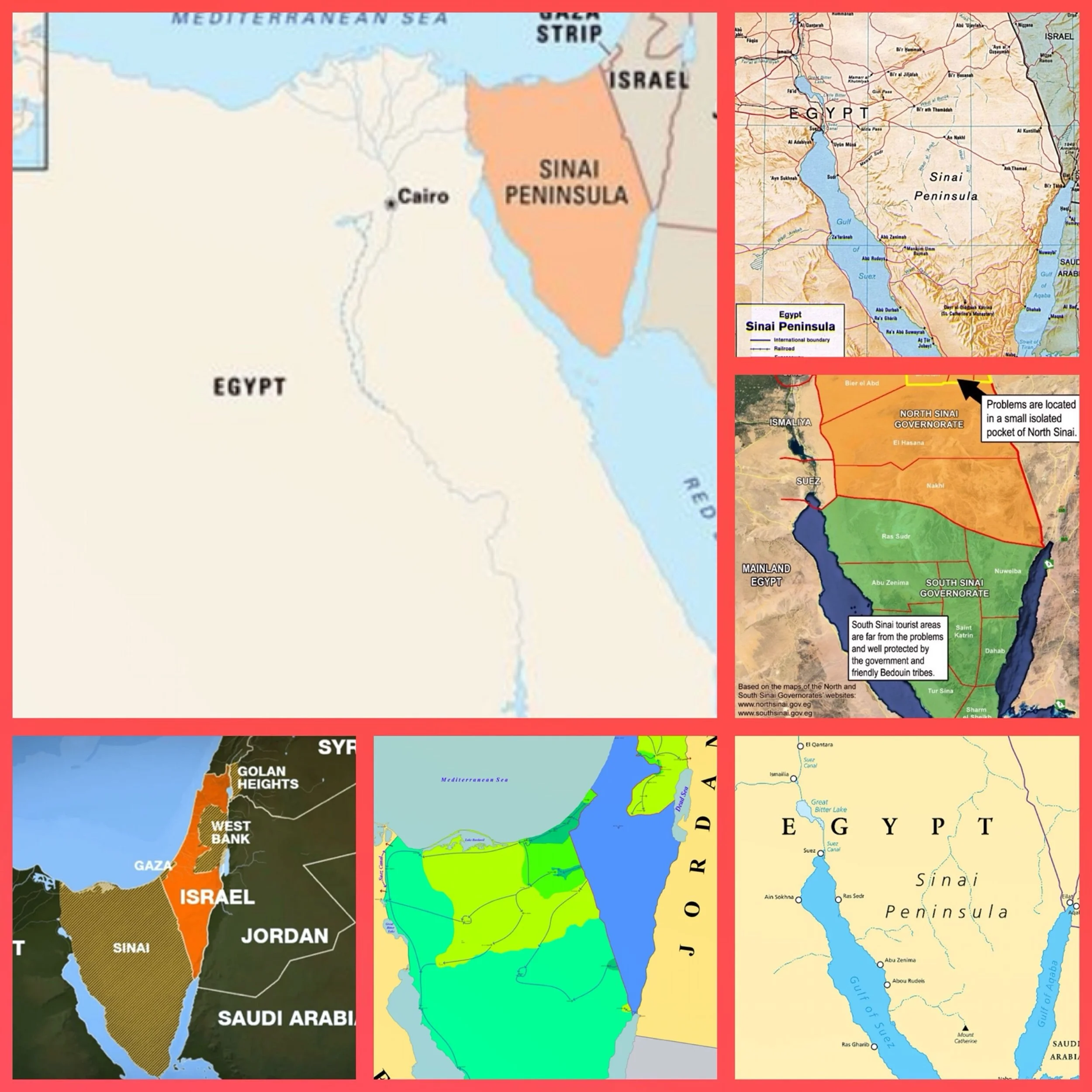 What is the history behind the Egyptian military presence in Sinai