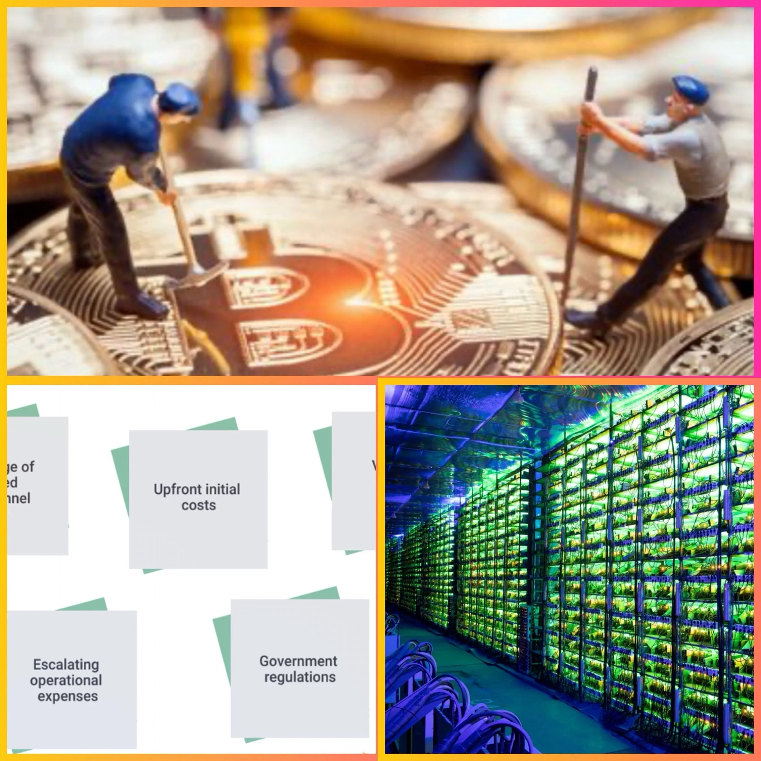 What are the main challenges faced by Bitcoin miners today