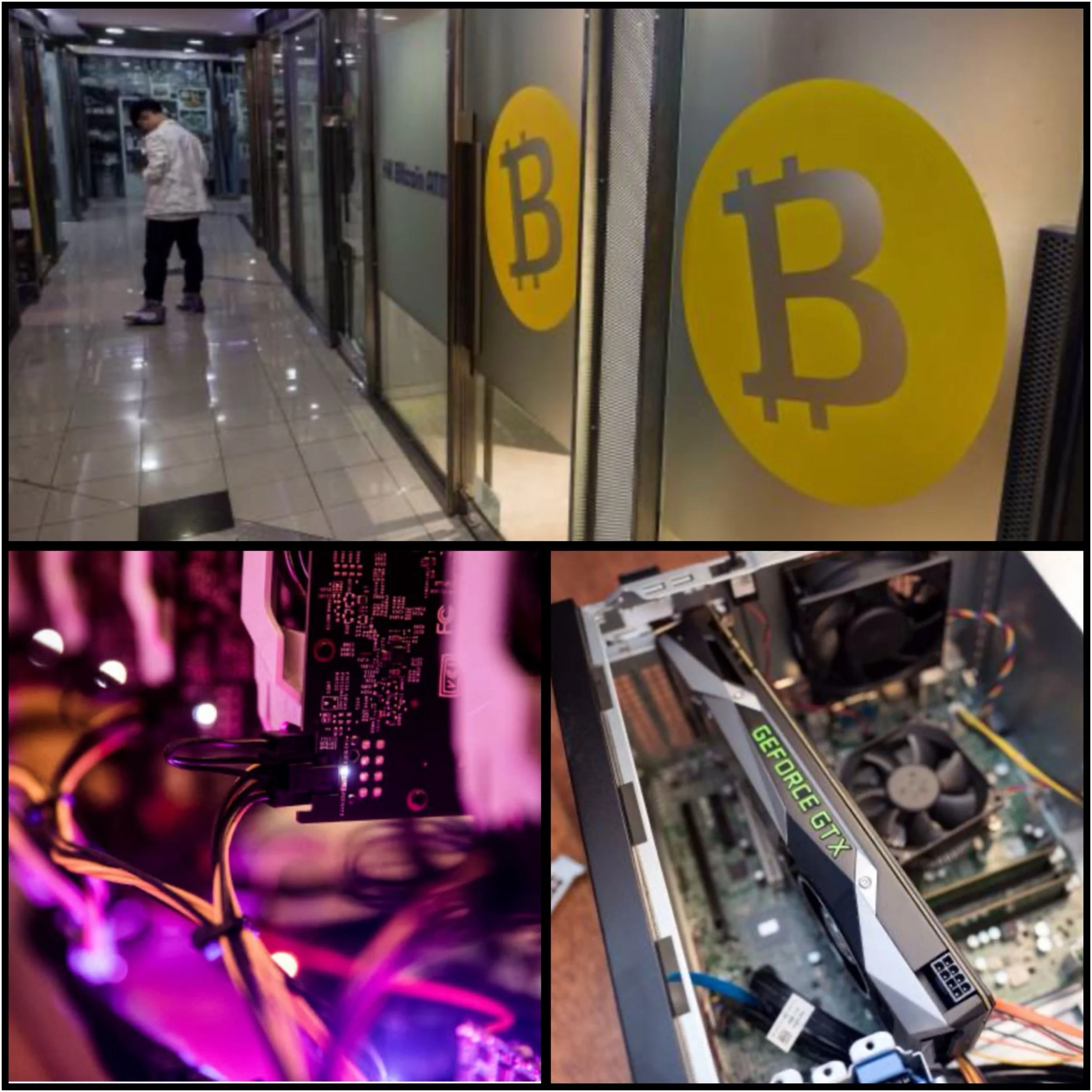 What role do Nvidia GPUs play in both Bitcoin mining and AI tasks