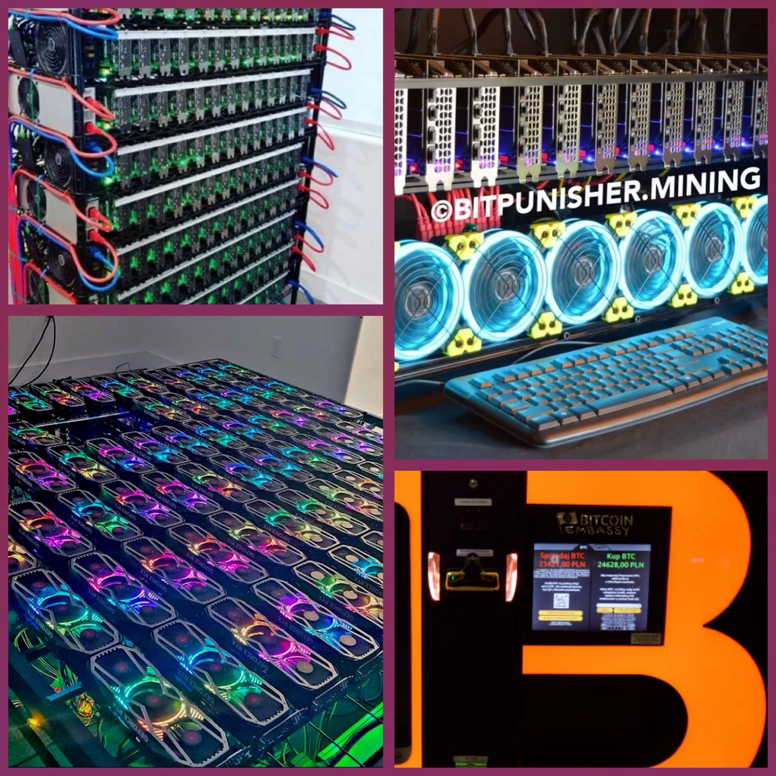 What are the main factors & cost to consider when setting up a mining rig