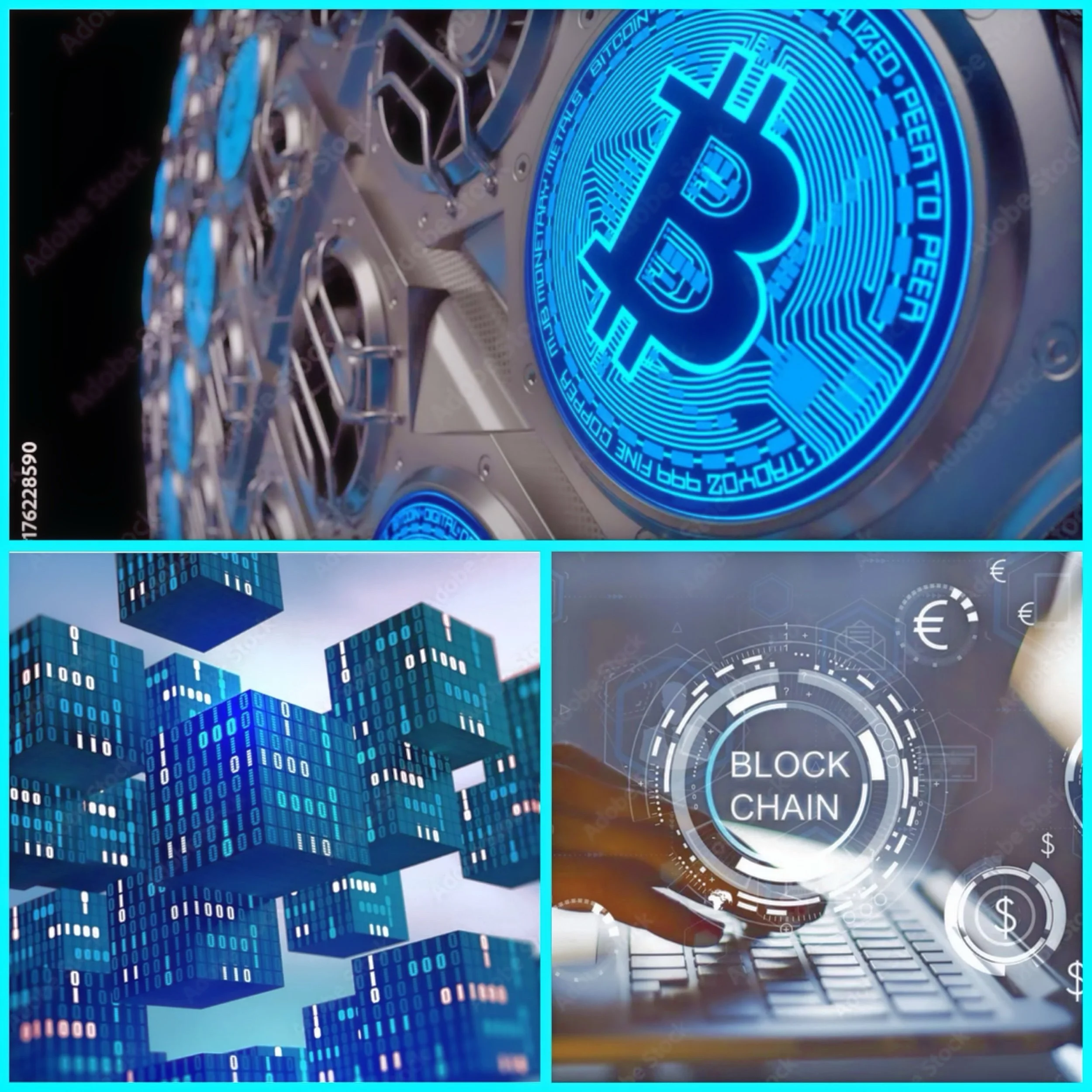 What happens if two miners solve the math problem at the same time