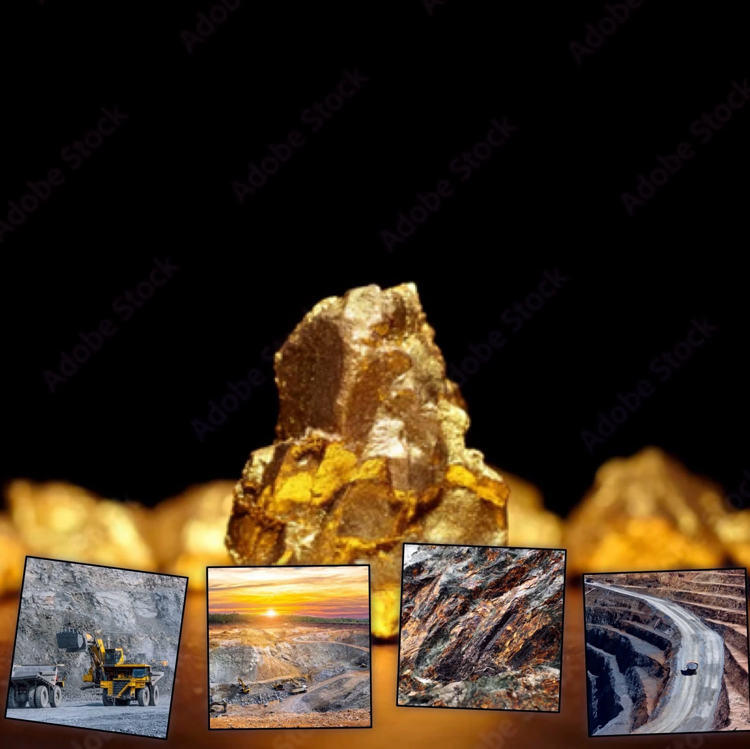 French exploitation of Gold mines in Africa during and after decolonization  