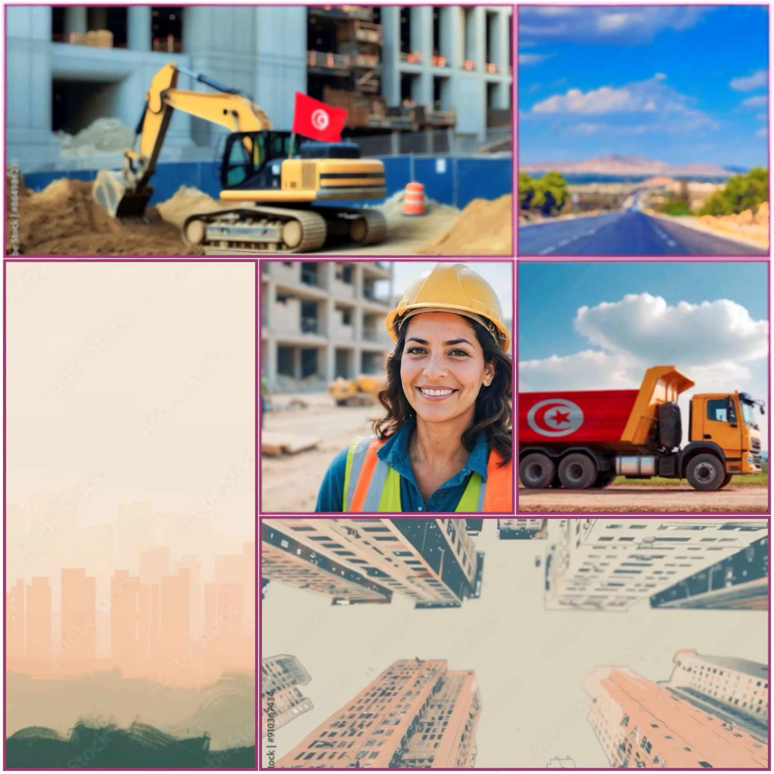 What are the emerging development zones in Tunisia