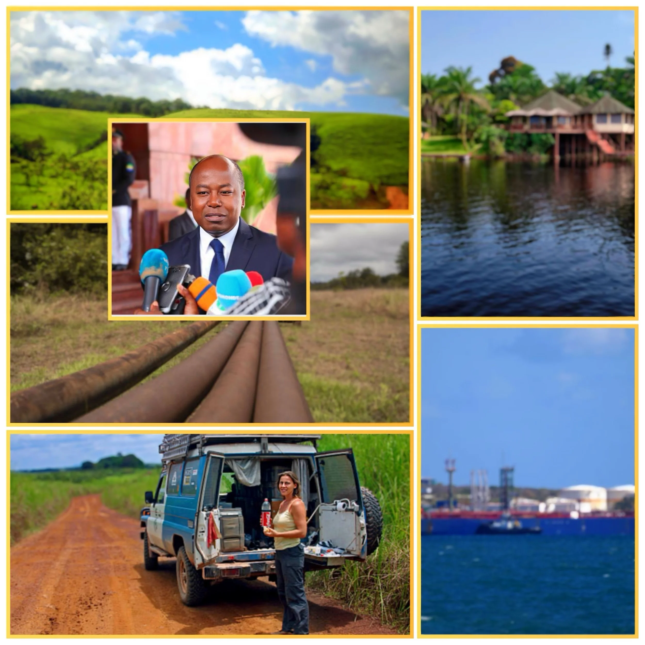 What key industry which contribute to Gabon GDP per capital income growth