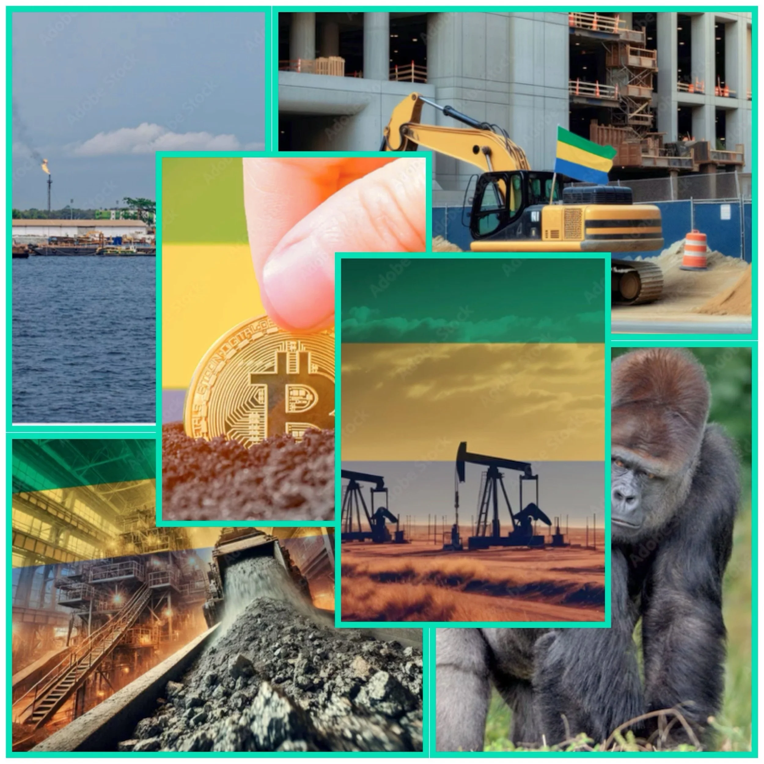 What are the key sectors targeted by Gabon's Emerging Strategic Plan 2025