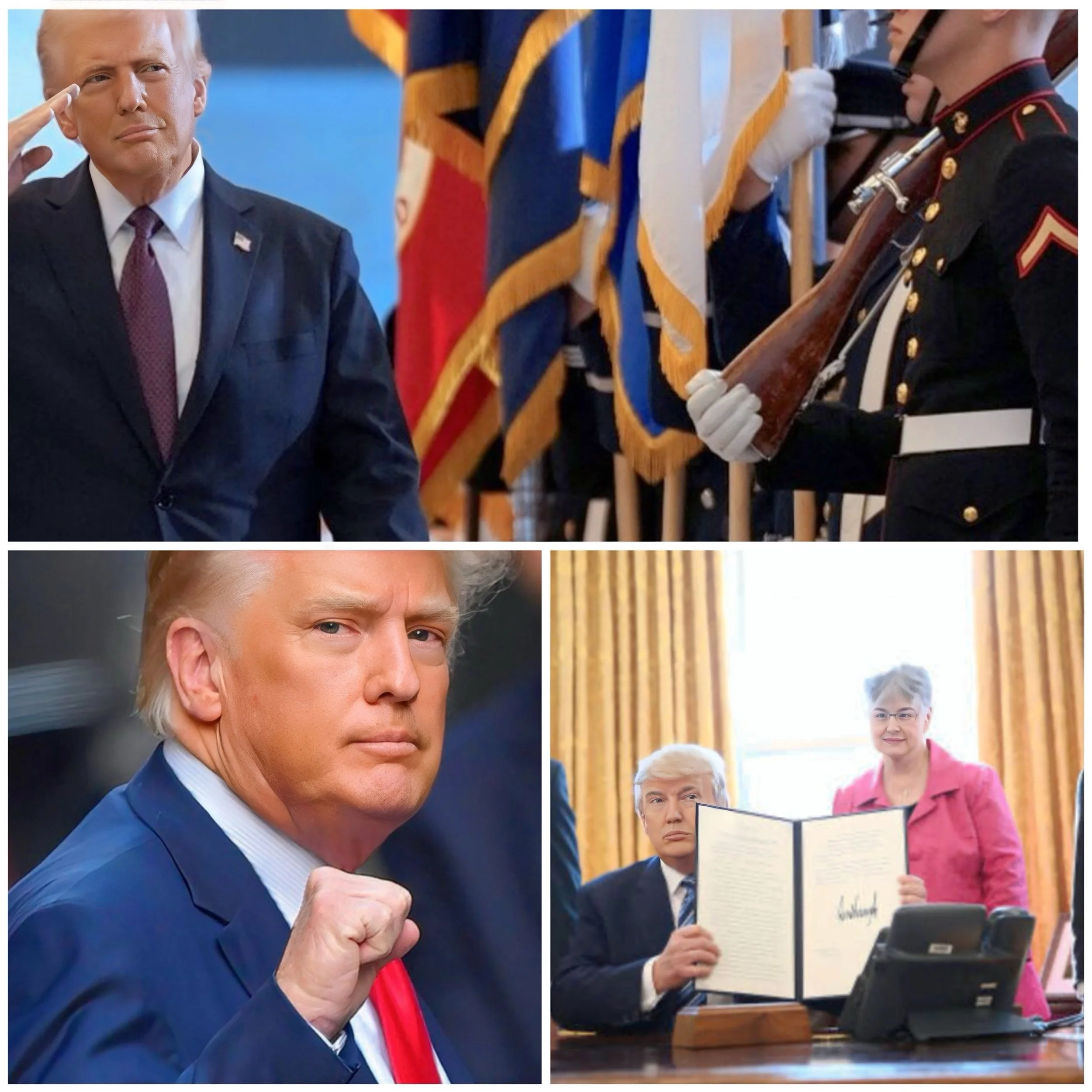 What message Trumps inauguration message implied to EU 