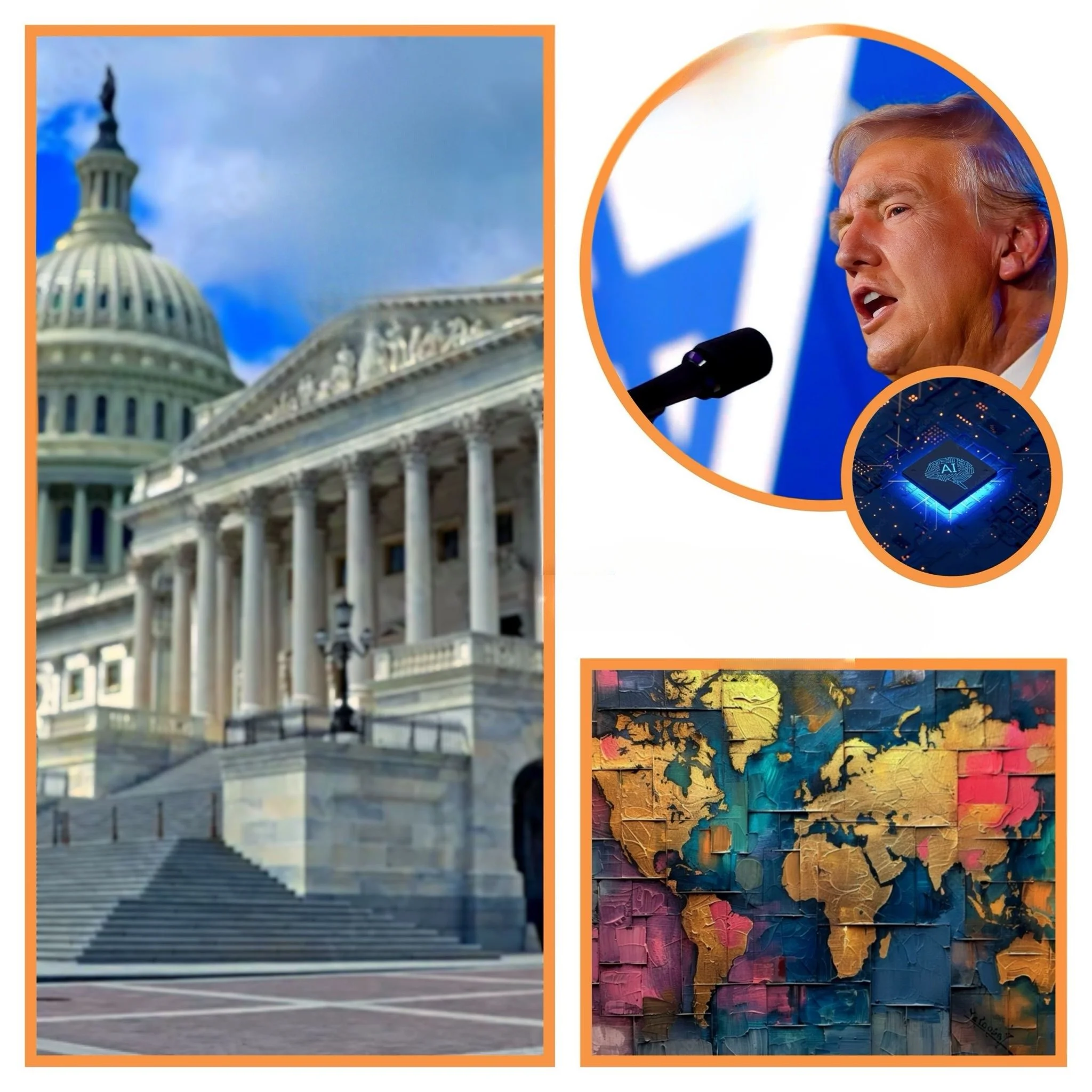 How might the Trump administration's AI policy influence international relations