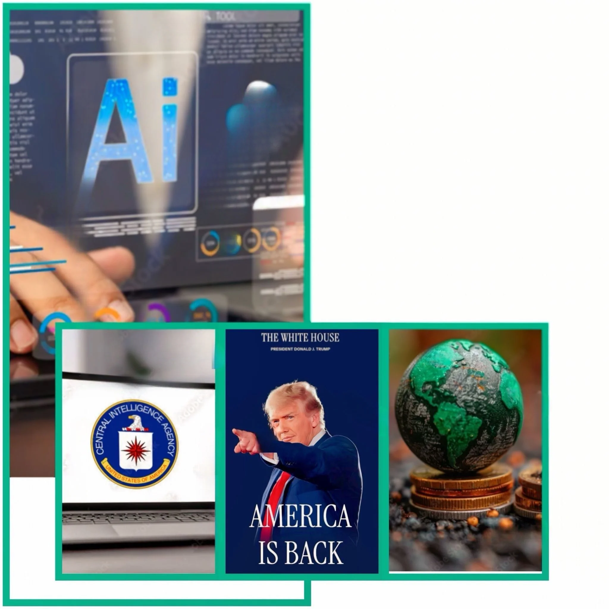 What are the implications of the Trump administration's AI policy on U.S. intelligence gathering