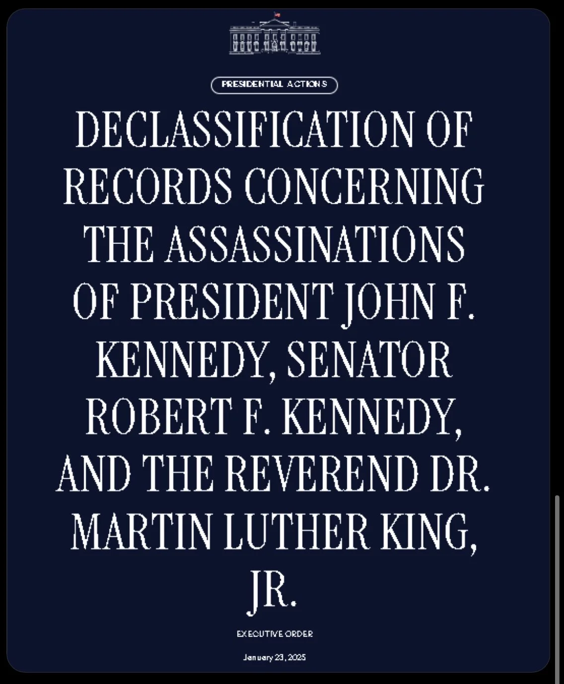 What is benefit and risk involved in Trump officially DECLASSIFING all JFK, RFK & MLK assassination records.
