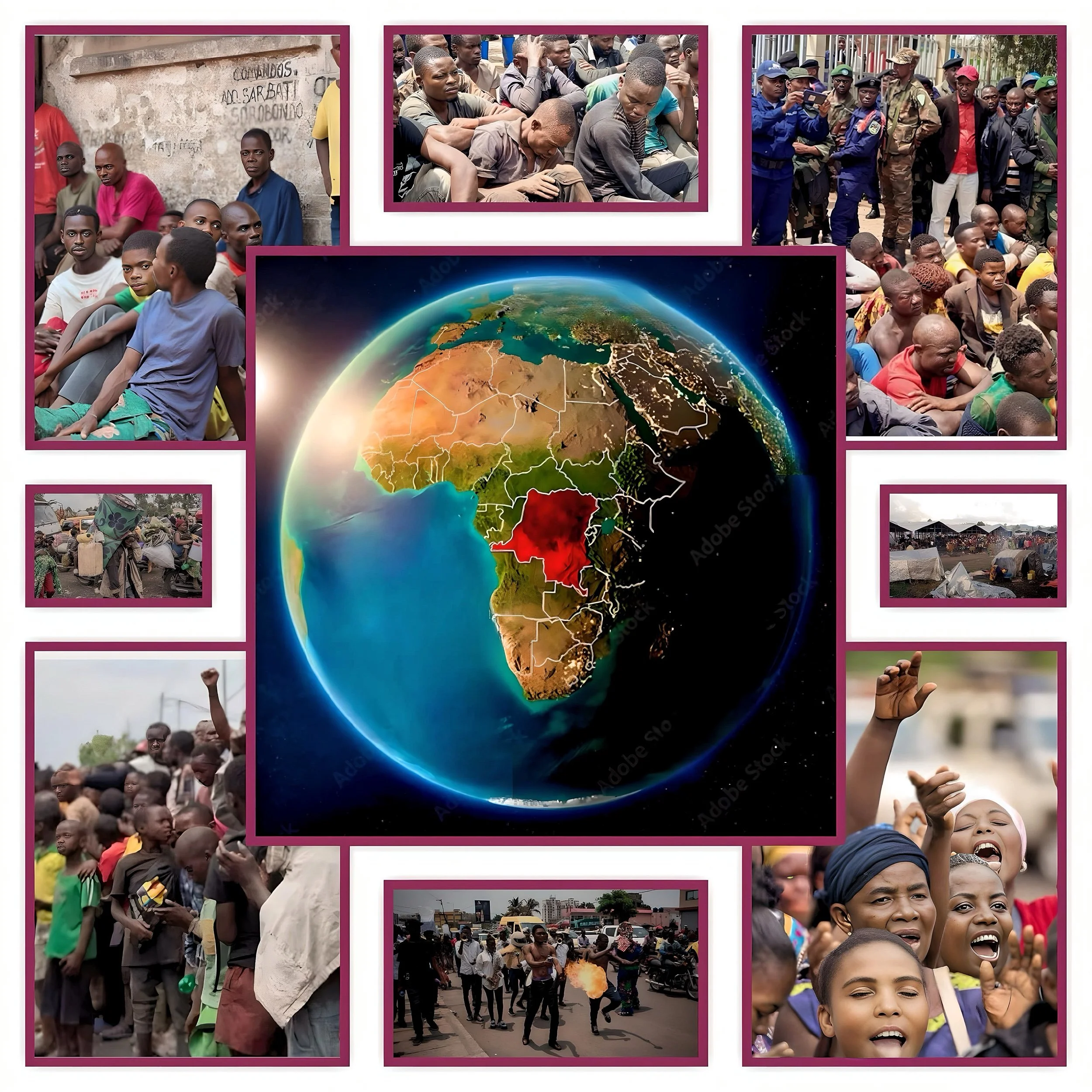 Key reasons for violence in DRC Congo? What is international community support 