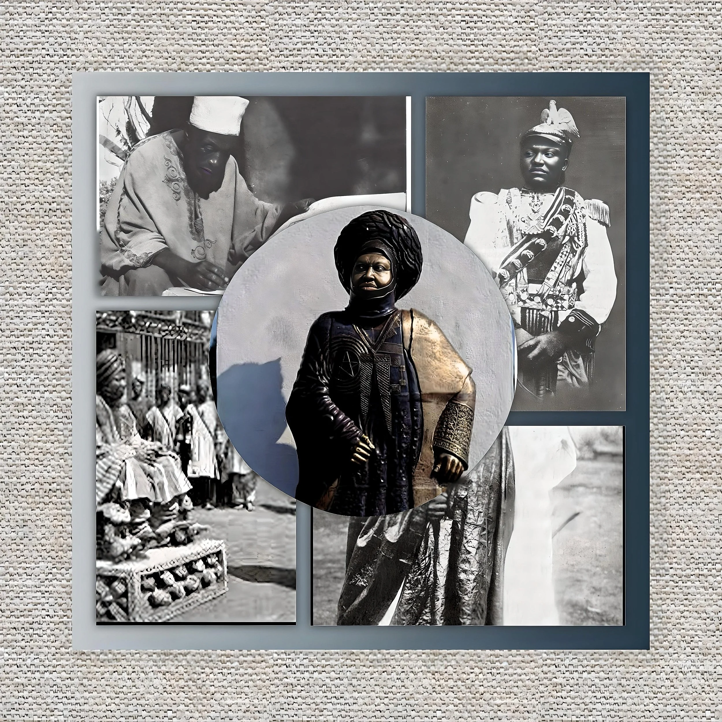 King Njoya - Banum Kingdom ( now Cameroon) remembered