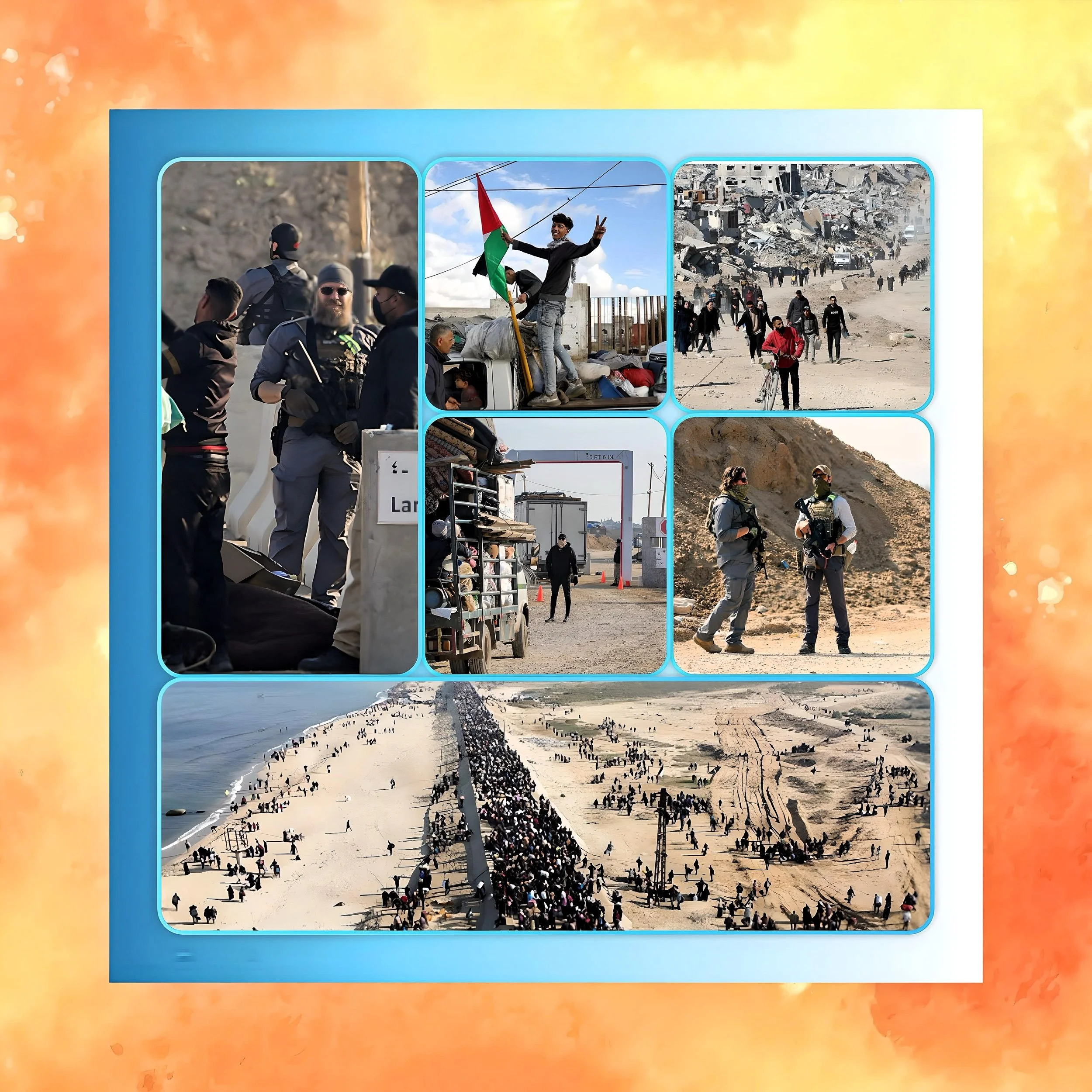 What two US contractors have take charge of Netzarim corridor 