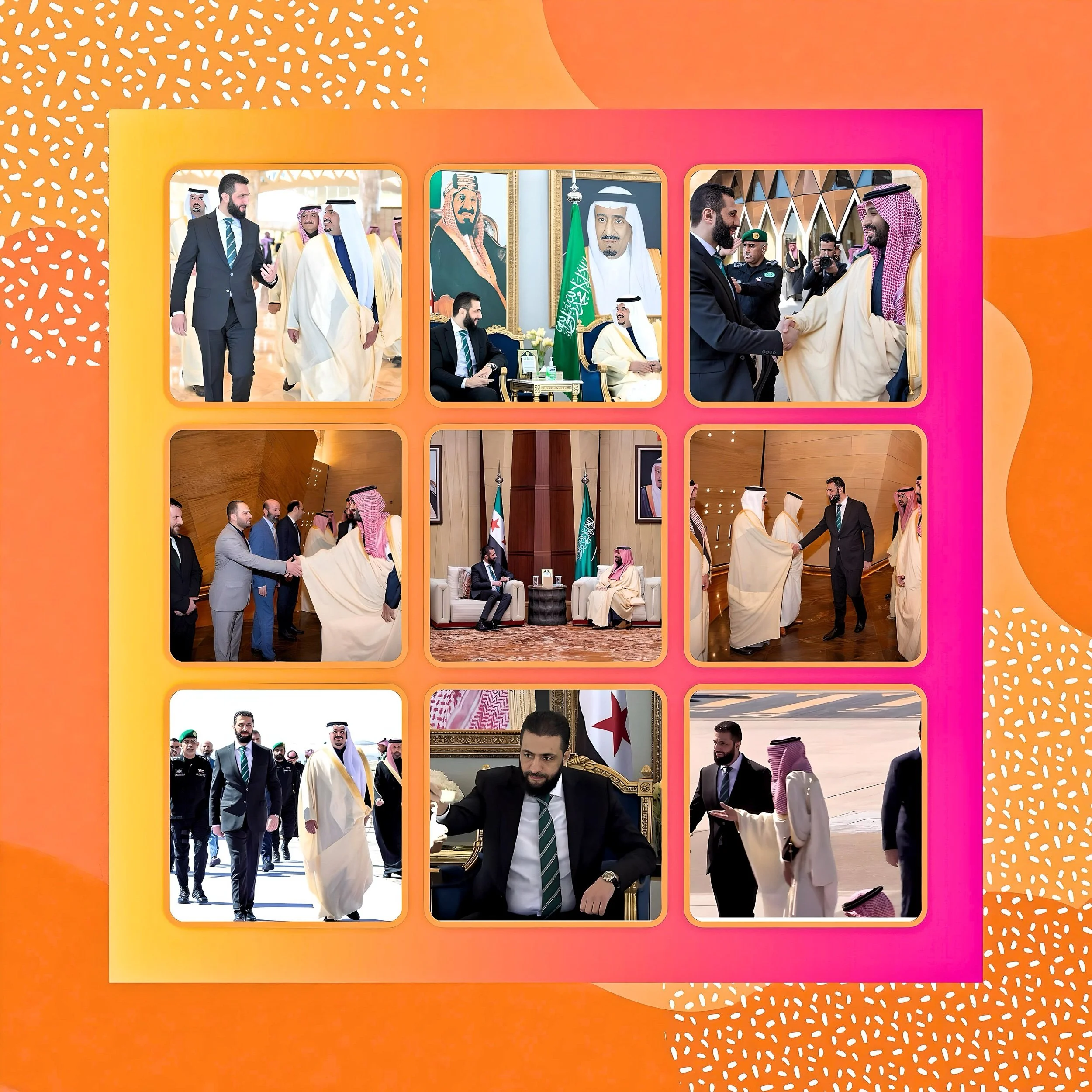 Why is Ahmed Sharaa in Saudi. What is his agenda. How will this shape Middle-East economically and politically 