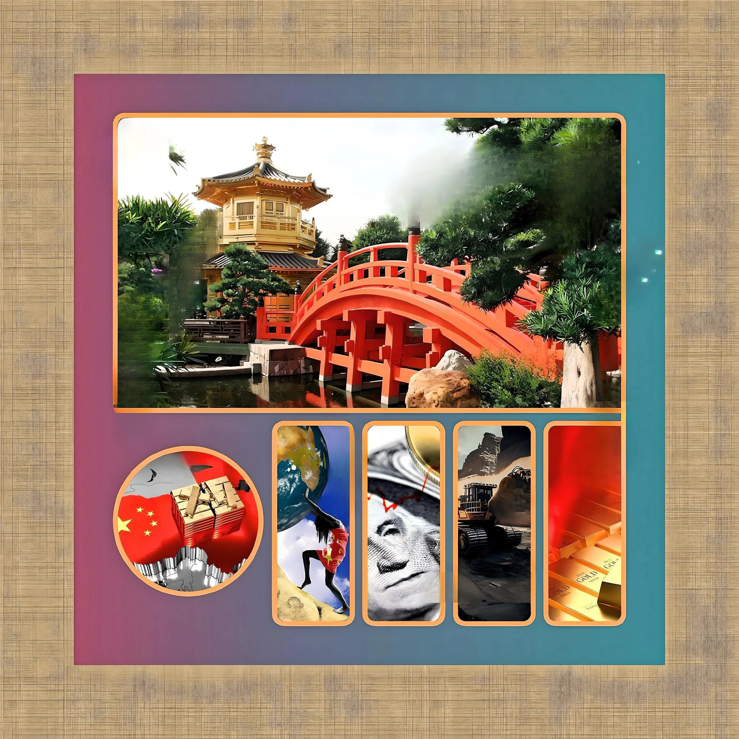 How has China's gold reserve increased over the years