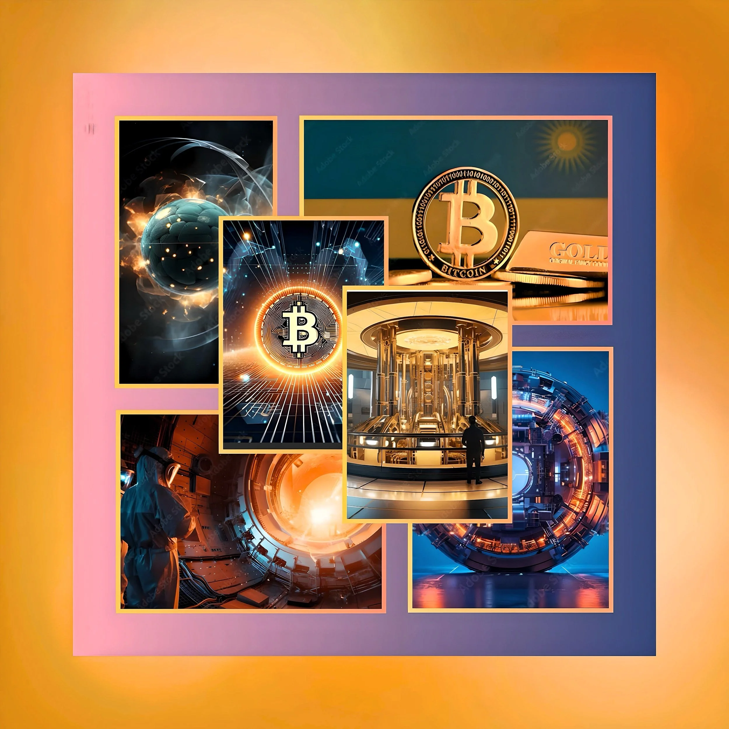 How does nuclear fusion compare to traditional nuclear fission in terms of efficiency for Bitcoin mining