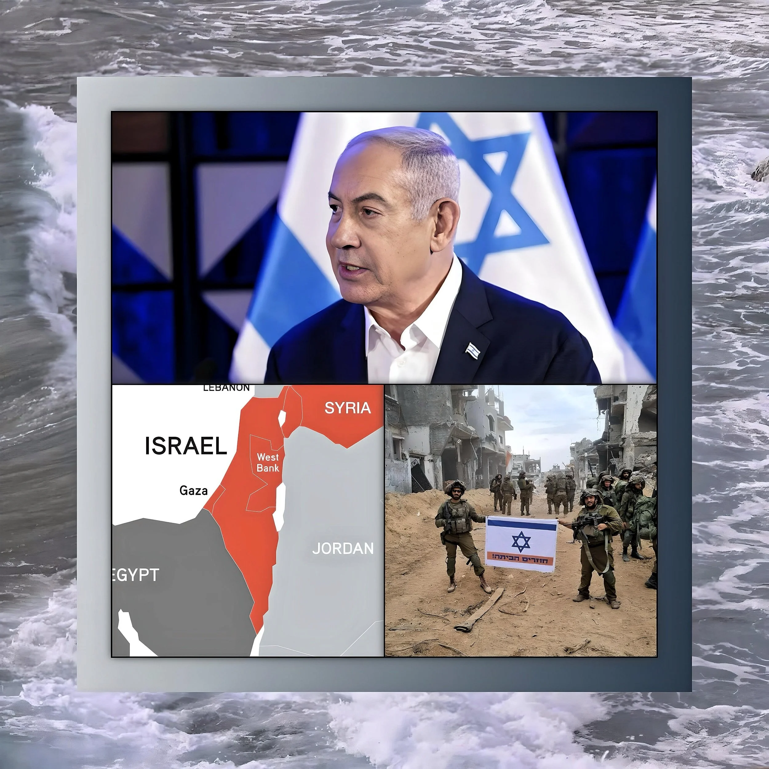 Does Netanyahu wants to bomb Gaza again like West Bank now? 