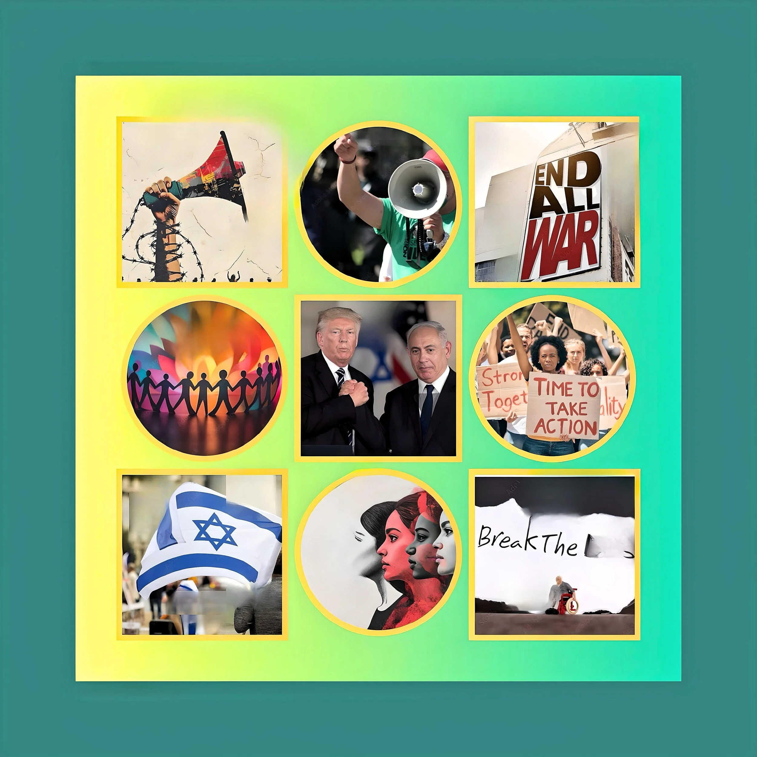 What is international reaction for Trump Statement for taking over Gaza