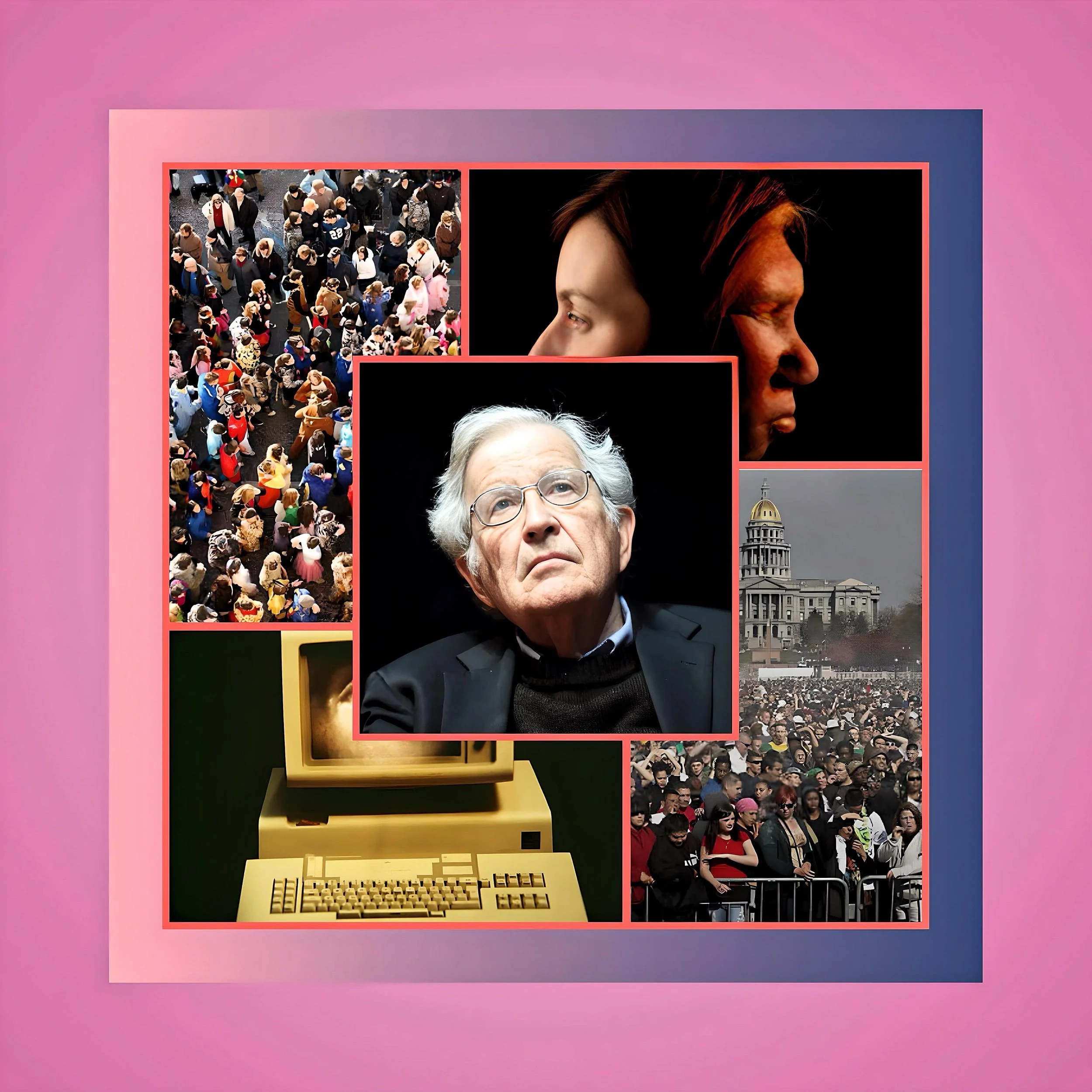 How does Chomsky's perspective on US foreign policy differ from mainstream views