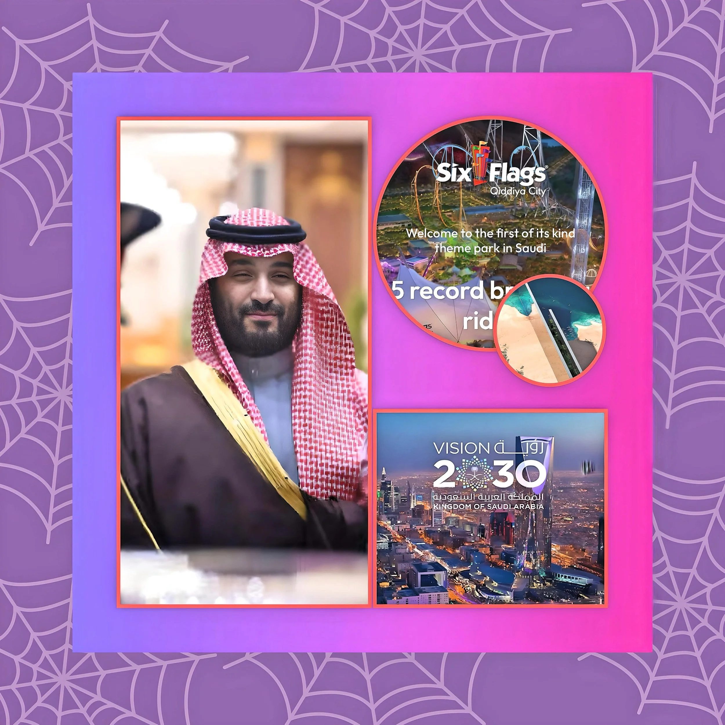 What specific projects under Saudi Vision 2030 have been scaled back or abandoned