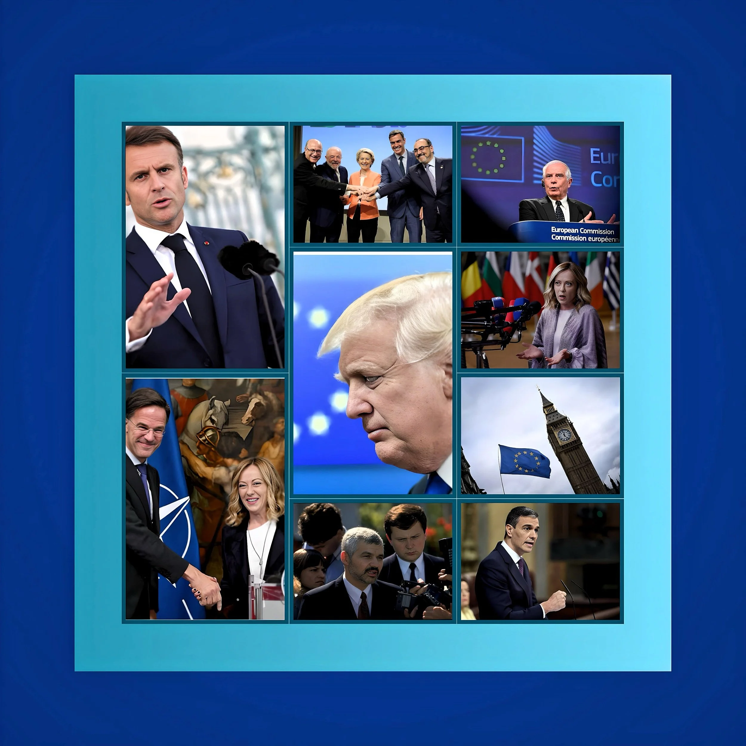 How might Macron's emergency meeting impact NATO's role in Europe