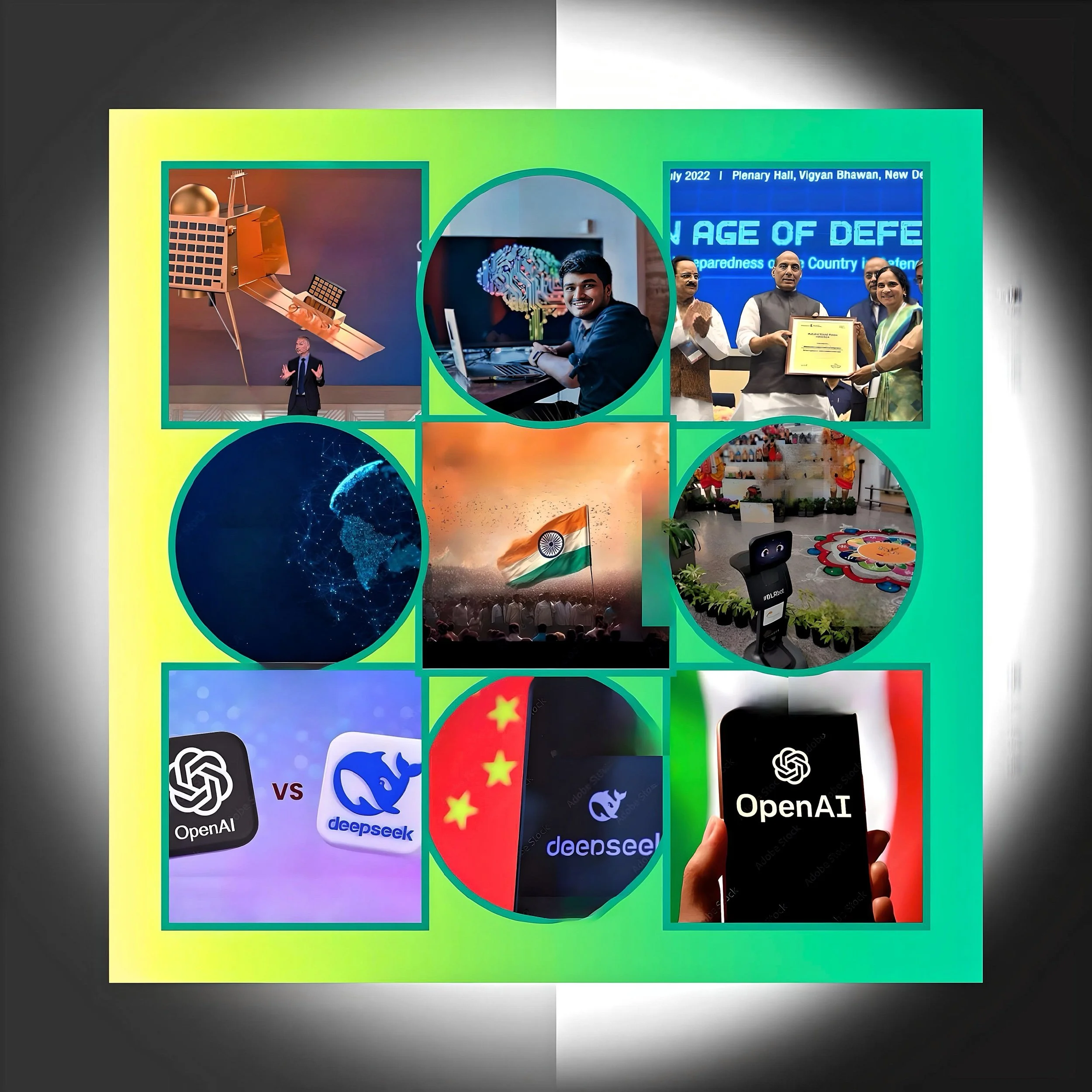 How does India's AI strategy compare to those of the US and China