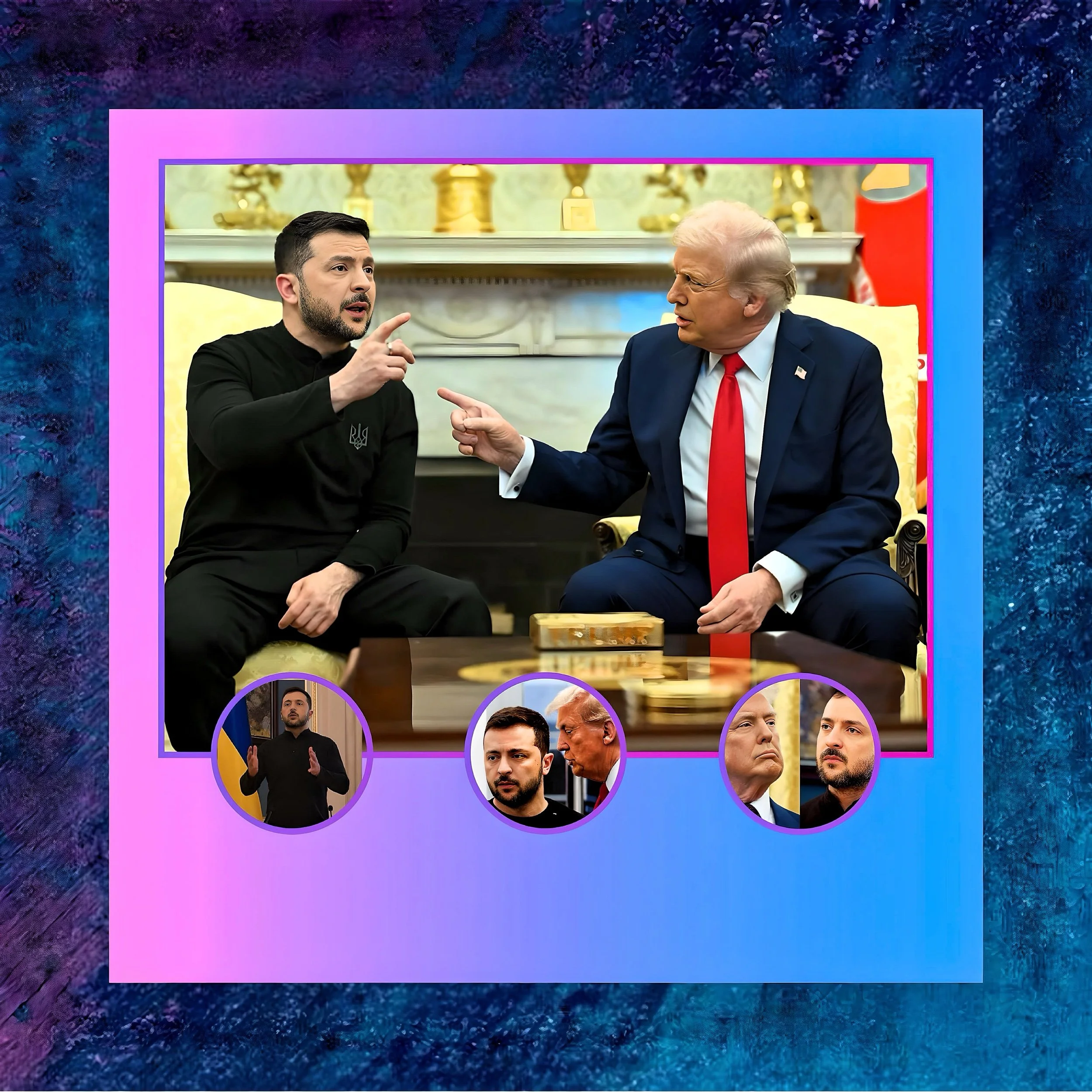 What were key remarks made by all in Meeting between Zellenskyy,  Trump and Vance 