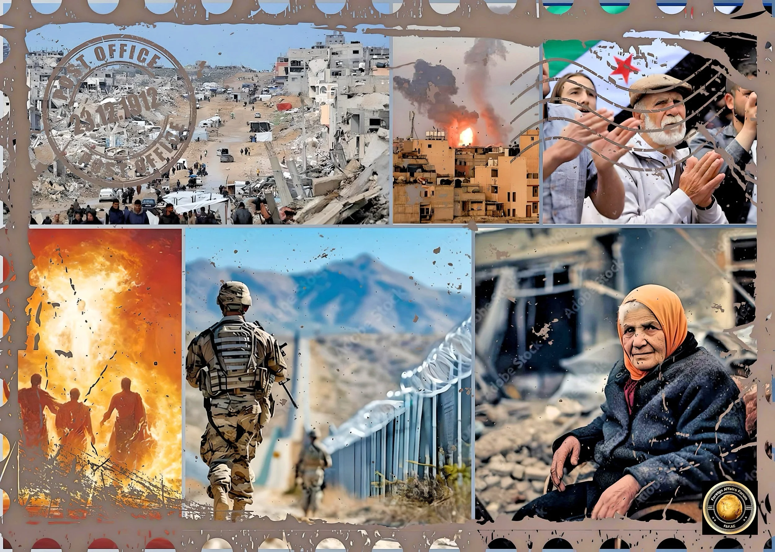 ISRAEL’s pattern - Greater Isreal - Middle East Current Affairs: Israel’s Wildfires, Regional Conflicts, and Territorial Dynamics