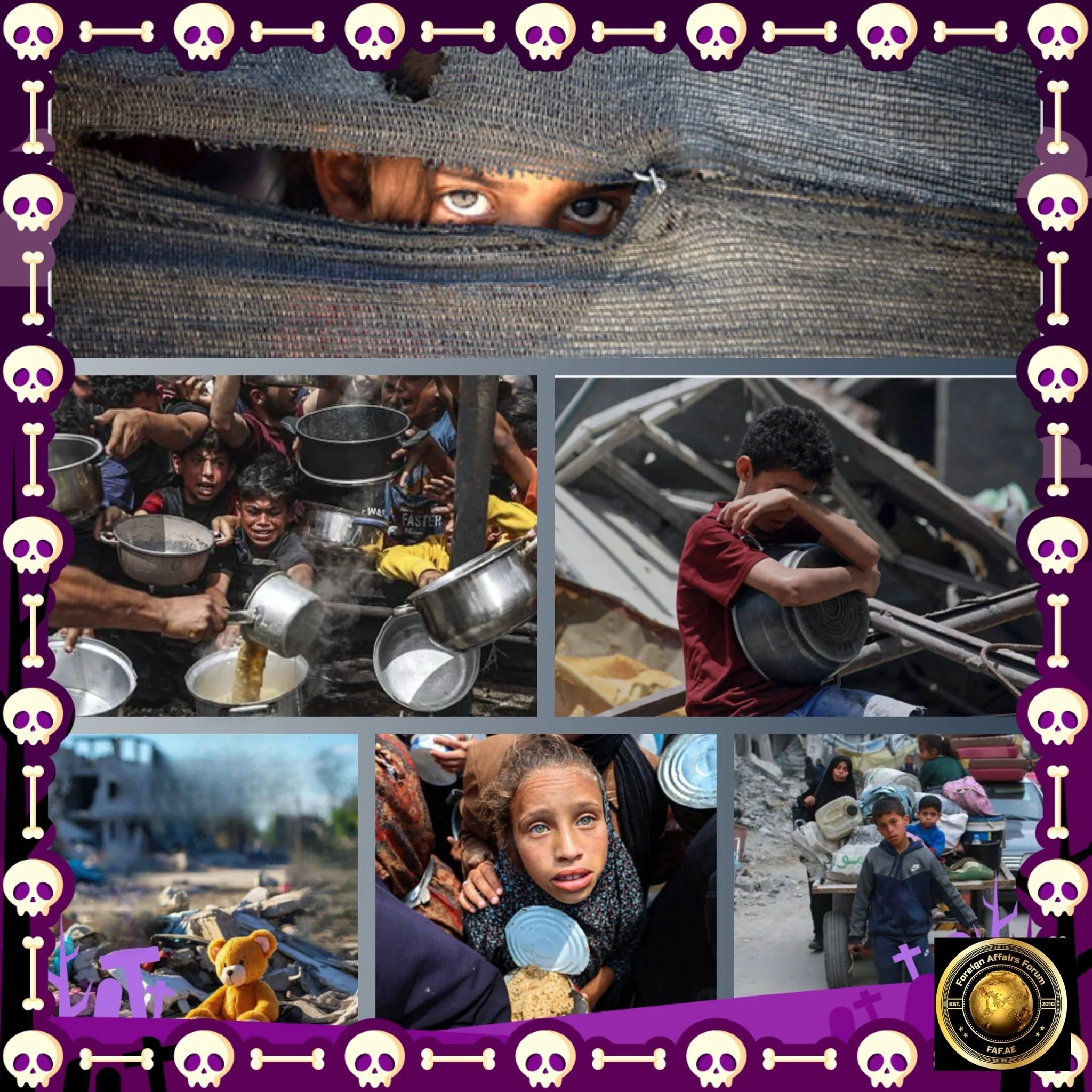The forgotten Gaza - The wall of Grace - Gaza’s Humanitarian Crisis: Power, Visibility, and the International Response in 2025