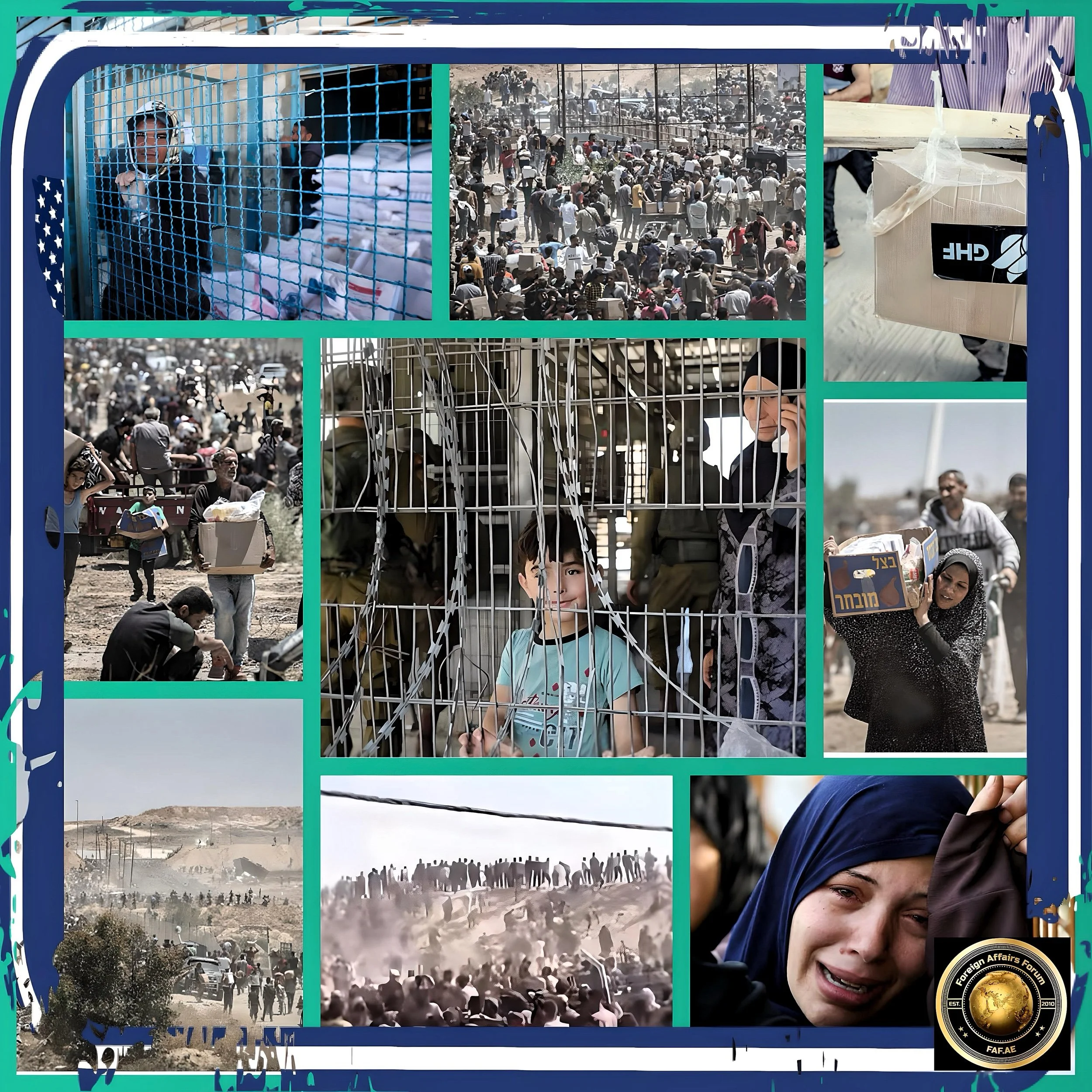 The Gaza Humanitarian Foundation, GHF, Aid Facade, Controversy, and International Arms Embargo Debates: A Crisis of Humanitarian Principles