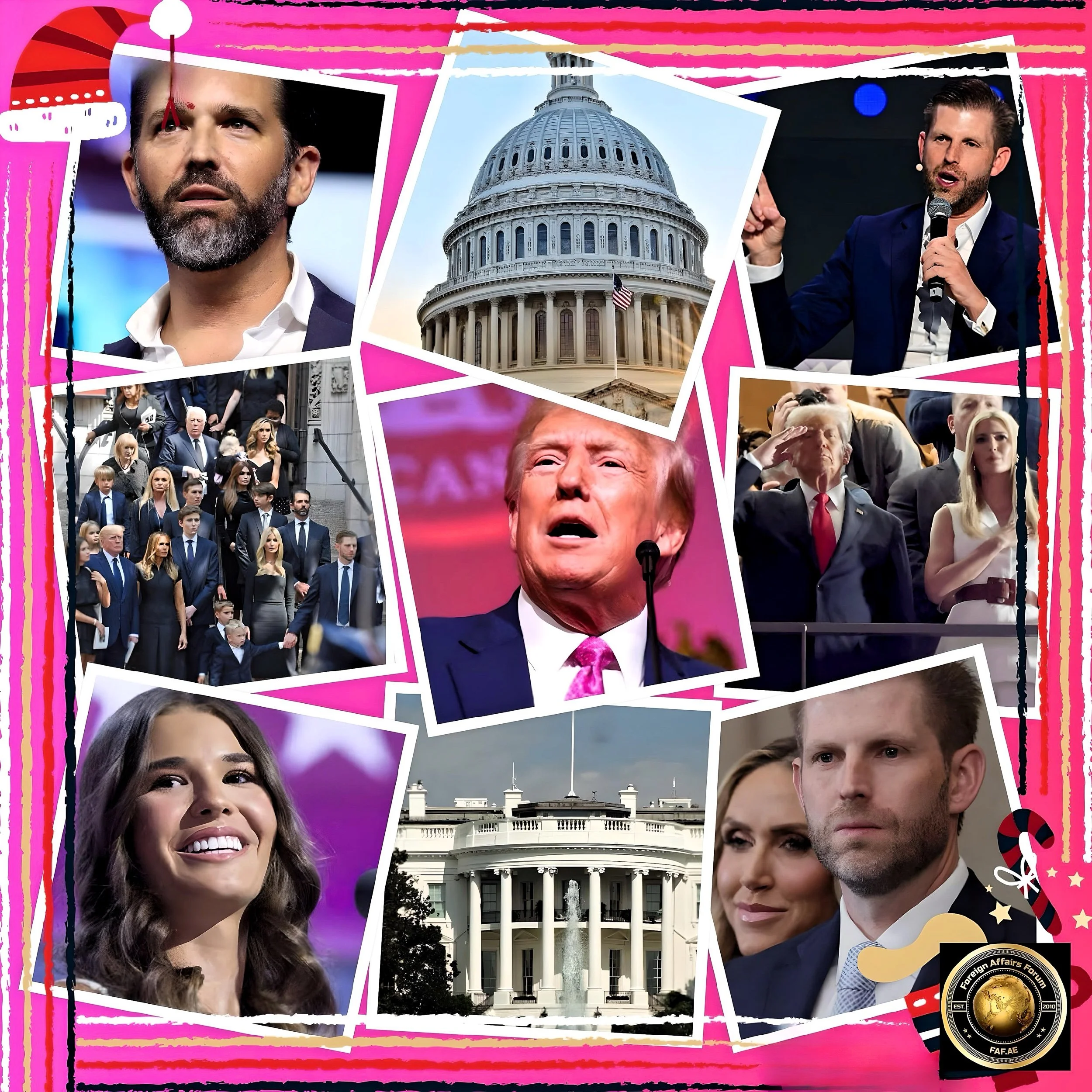 The Trump Dynasty: Analyzing the Resurgence of American Nationalist Politics Through the Lens of Ivanka, Eric, Donald Jr., Lara, and Kai Trump – Historical Contexts and Modern Ramifications.
