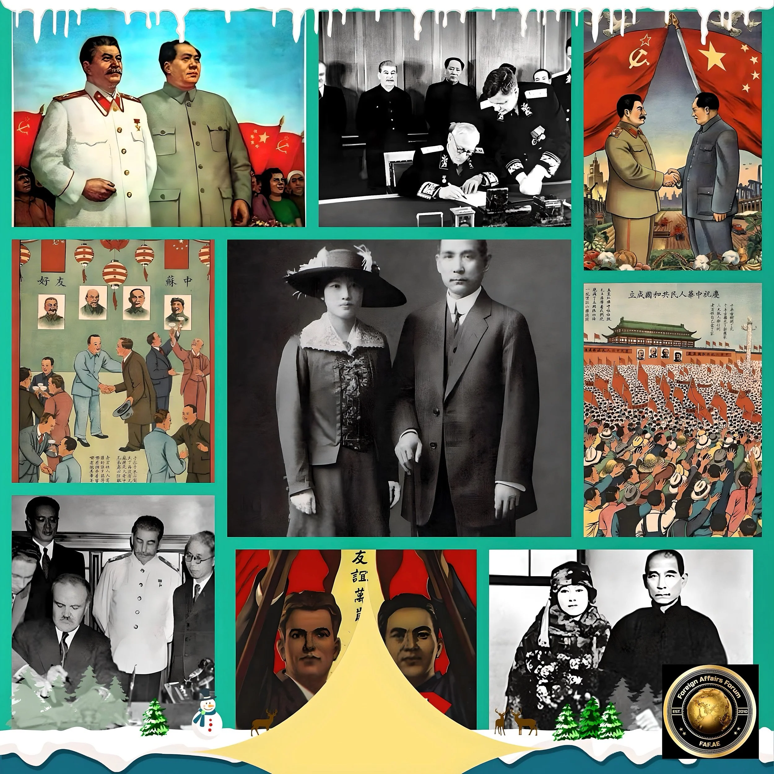 The Sino-Soviet Alliance and Subsequent Schism: Evolution from Cooperative Partnership to Escalating Hostility (1917-1991) culminating in a strong alliance by 2025.