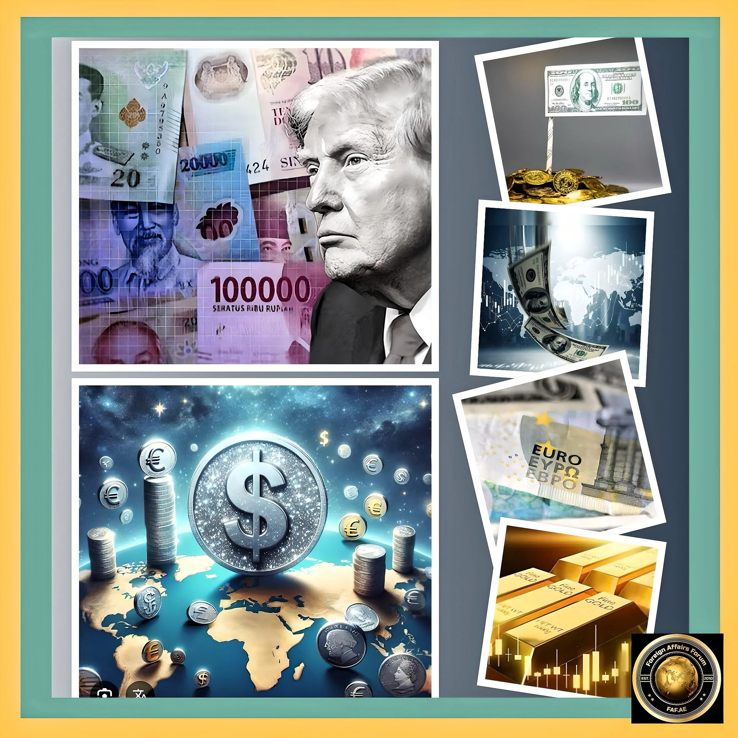 Washington.Media - Central Banks Accelerate Dollar Exodus Towards Gold, Yuan, and Euro Amid Trump Trade Turmoil
