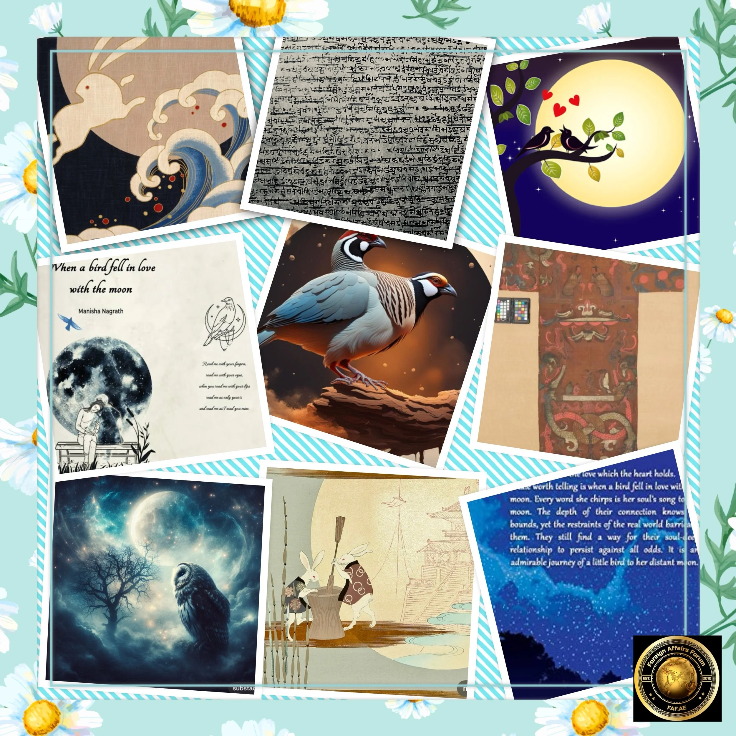 When the Bird Fell in Love with Moon: A Historical Timeline of Cross-Cultural Mythology