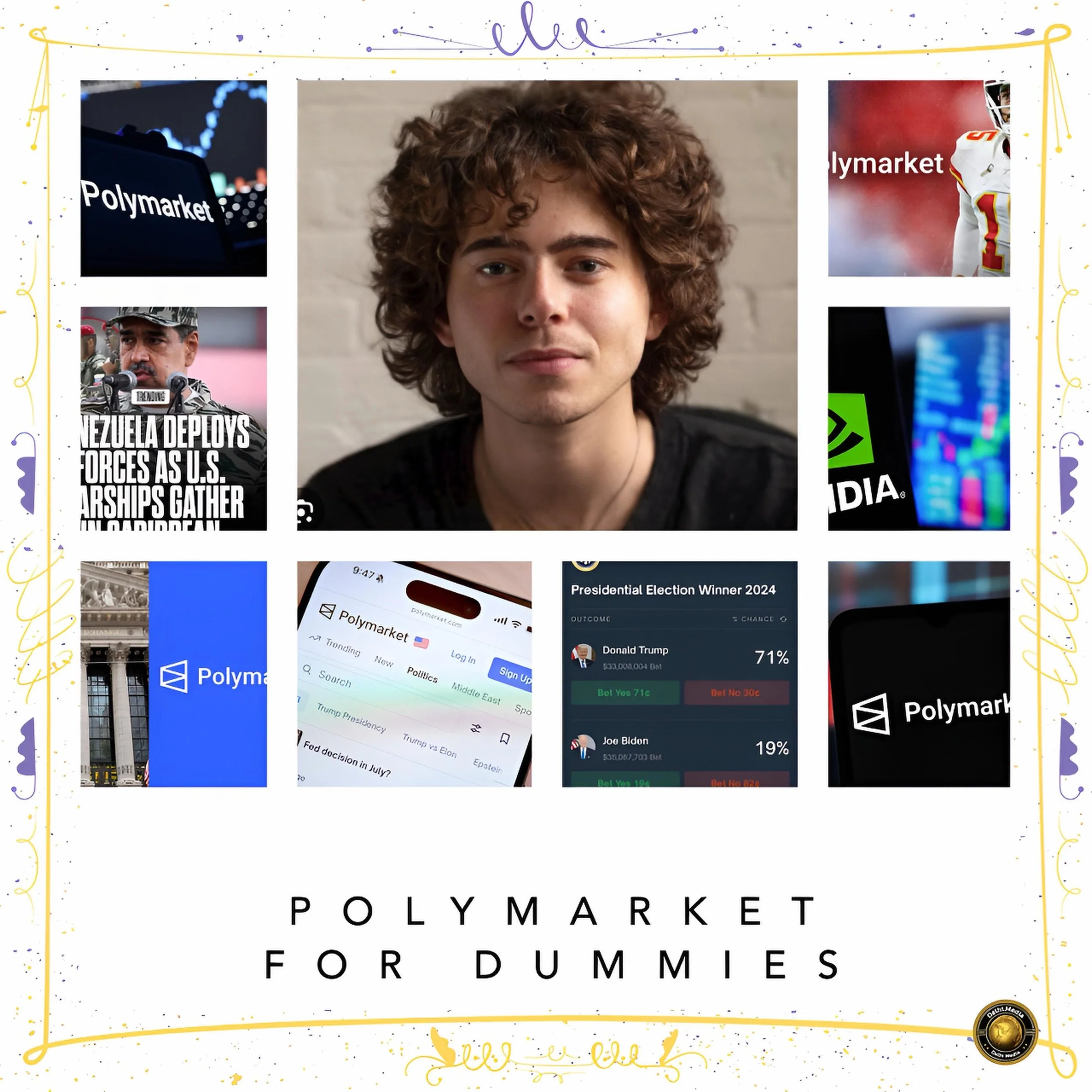 Polymarket : 101 for dummies : Politics, Stockmarket & Sports...
