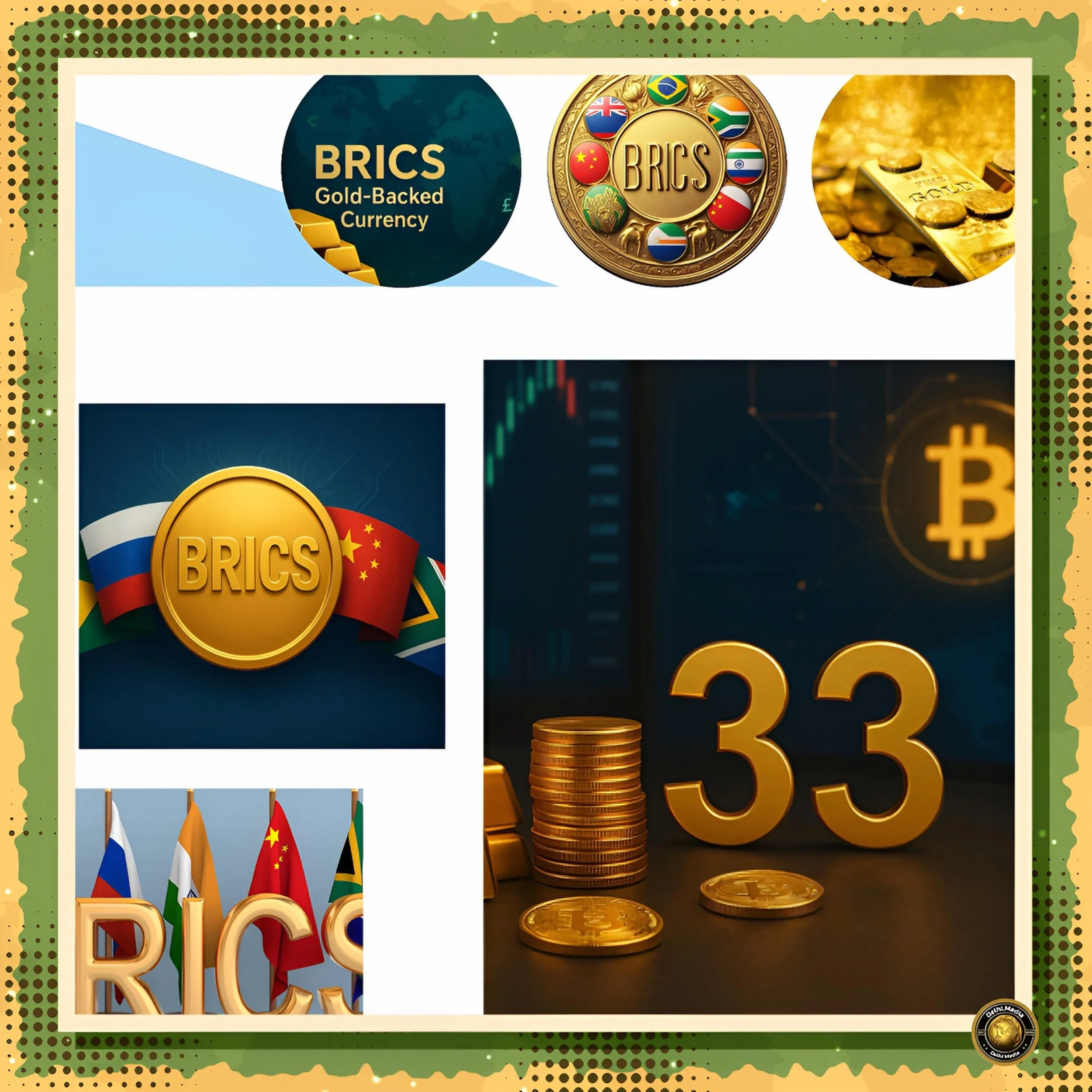 Russia Ignites BRICS Gold Revolution: 33 Nations Target Dollar Throne