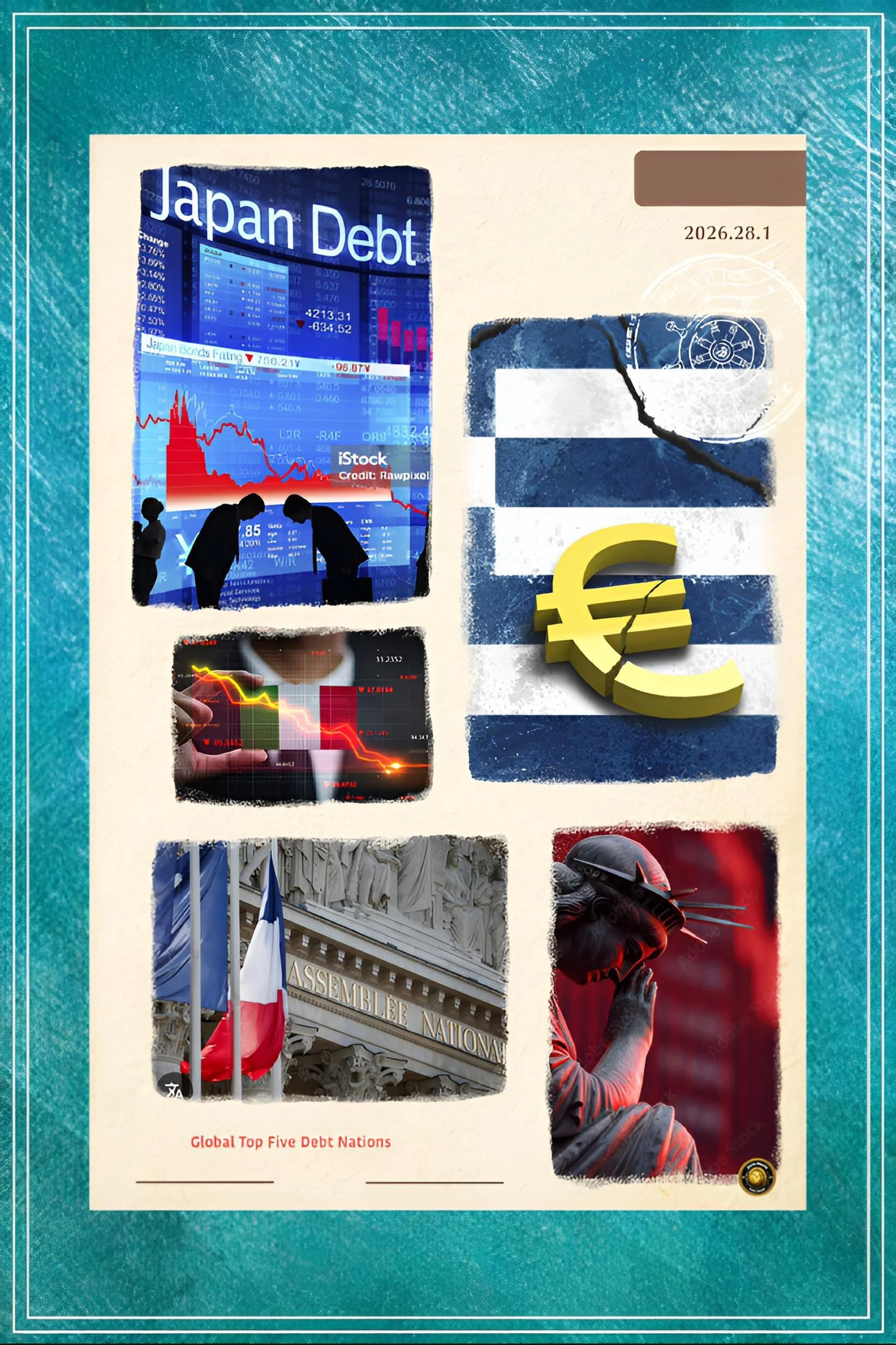 Global Sovereign Debt Crisis: The World's Five Most Indebted Nations Face Fiscal Crossroads