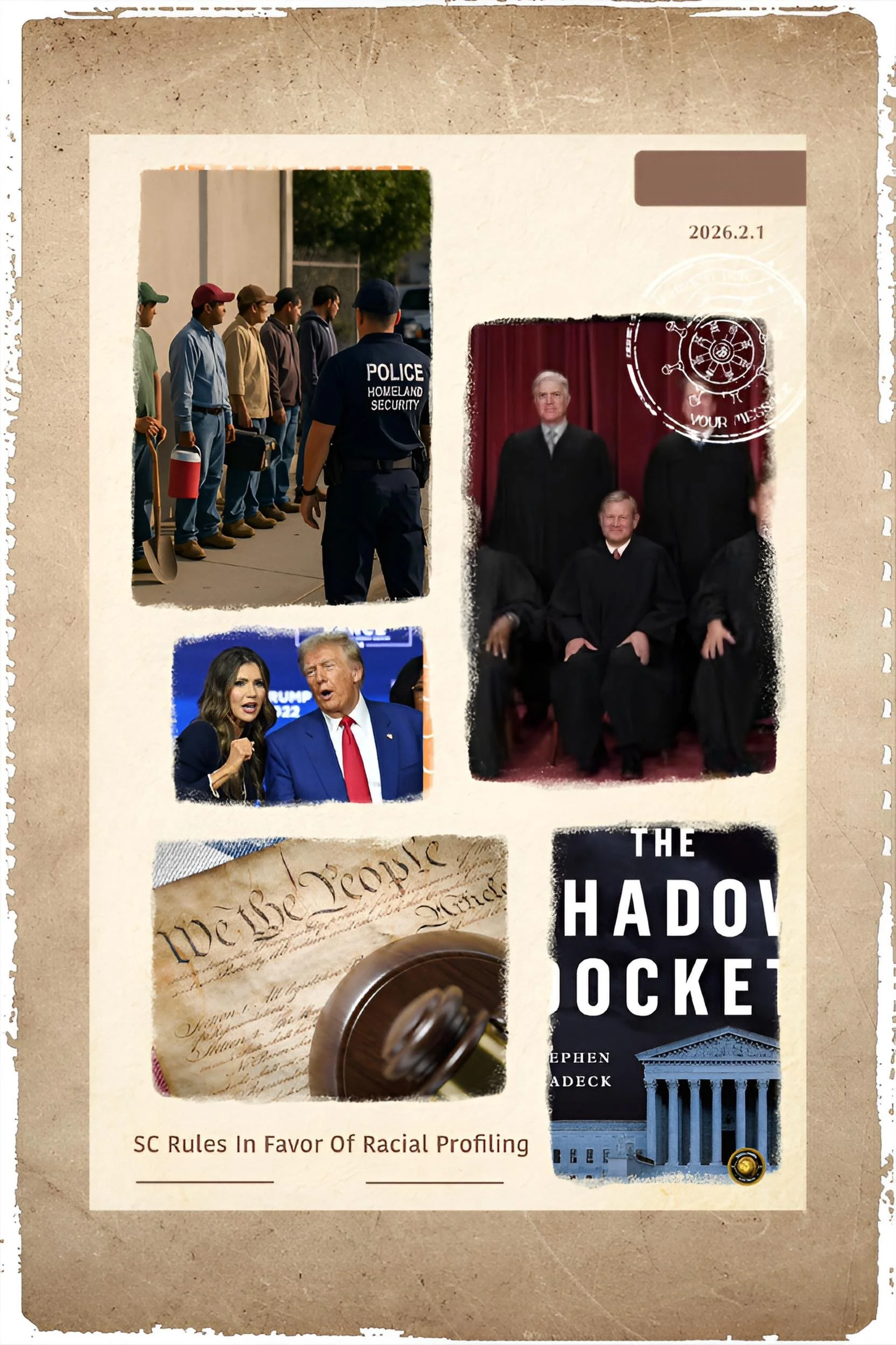 The Supreme Court's Shadow Docket and the Erosion of Fourth Amendment Protections: Analyzing Noem v. Vasquez Perdomo