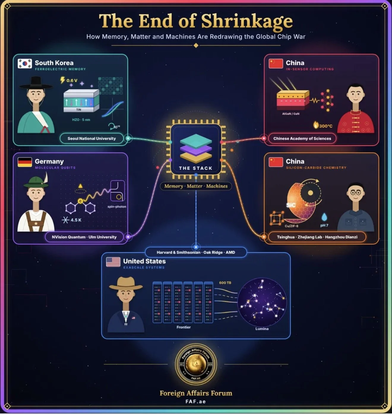 The End of Shrinkage: How Memory, Matter and Machines Are Redrawing the Global Chip War
