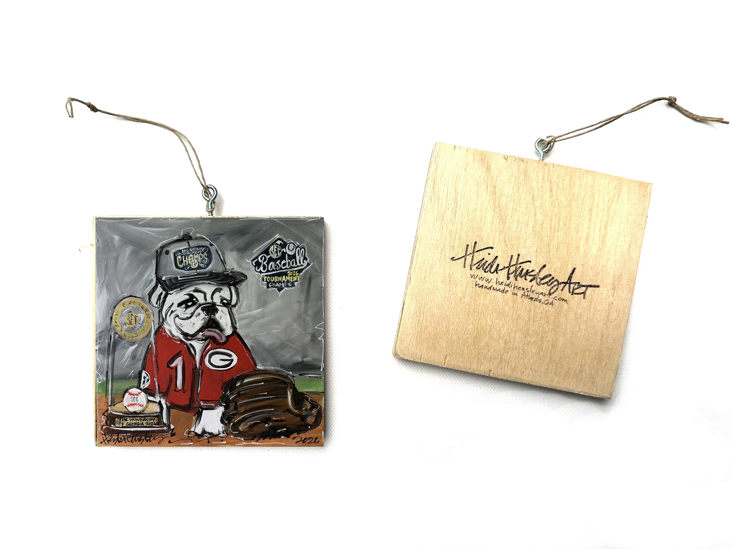 Baseball SEC champs 2026 ornament.jpg