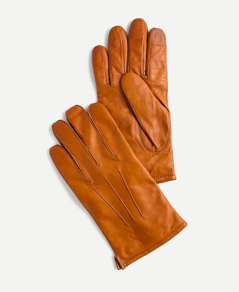 Leather Gloves with wool-cashmere lining