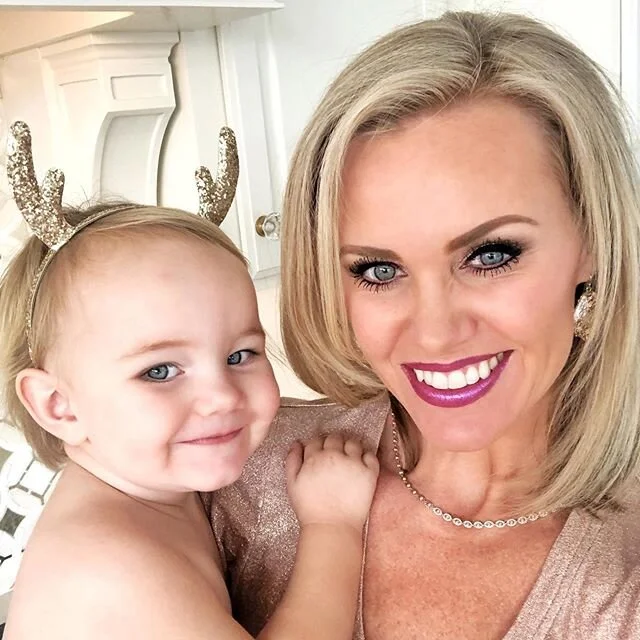 I can&rsquo;t even handle this baby girl. ❤️ ❤️ ❤️ She is so much fun!  I&rsquo;m also loving this beautiful necklace from @romadesignerjewelry. It is the perfect amount of bling and I love the length! It goes with everything too. 💗 Use the code TIF