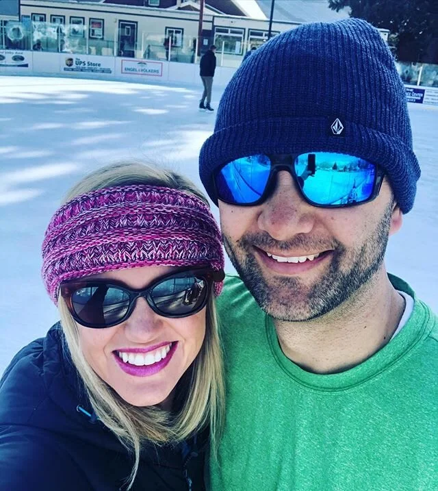 Eleven years ago last night, this cute boy got down on one knee 💍 and asked me to marry him.  Saying yes to him has blessed my life beyond my wildest dreams. He is my perfect match. We celebrated by ice skating and partying with our family!❤️