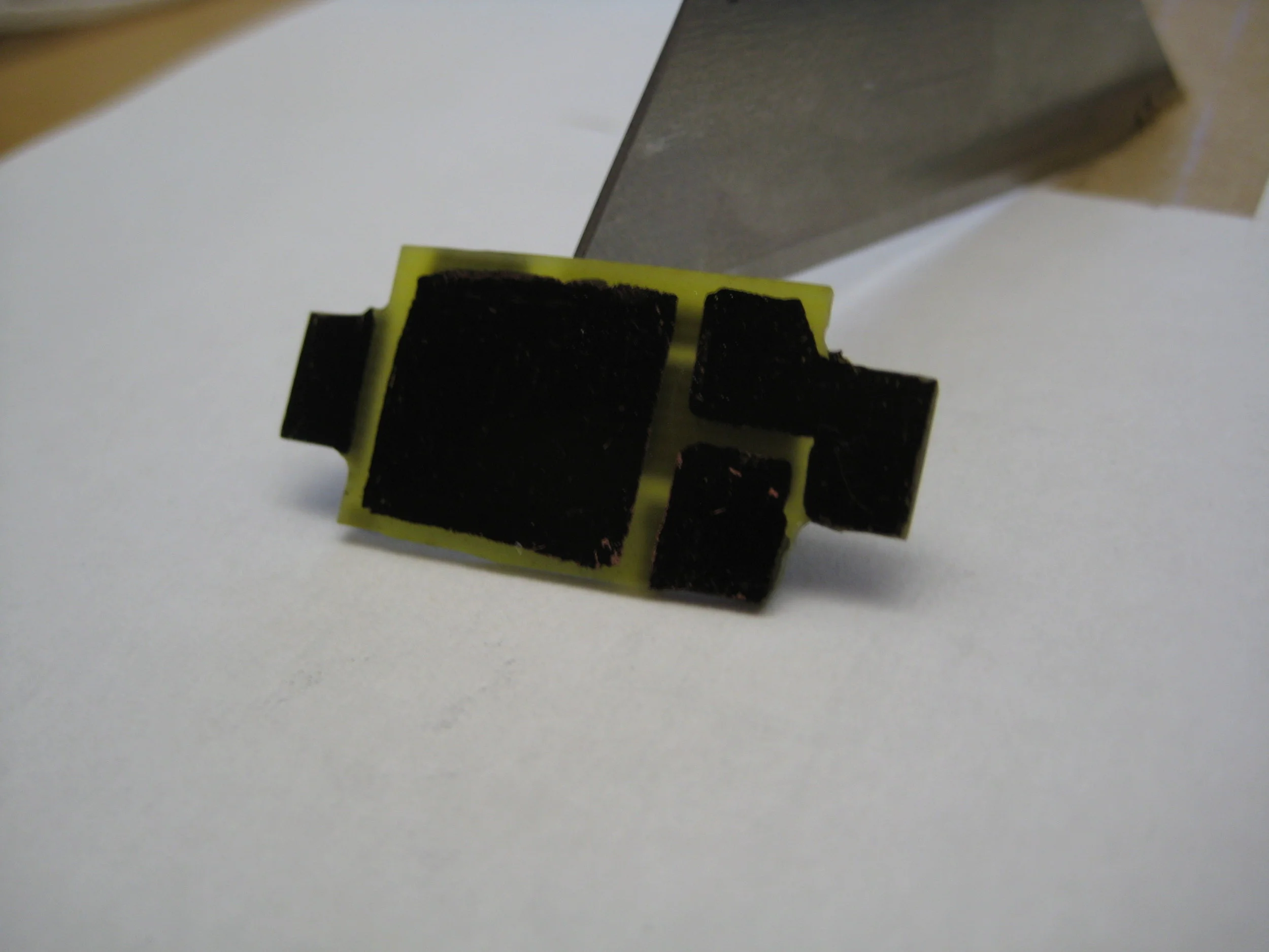 Etched PCB, driver side