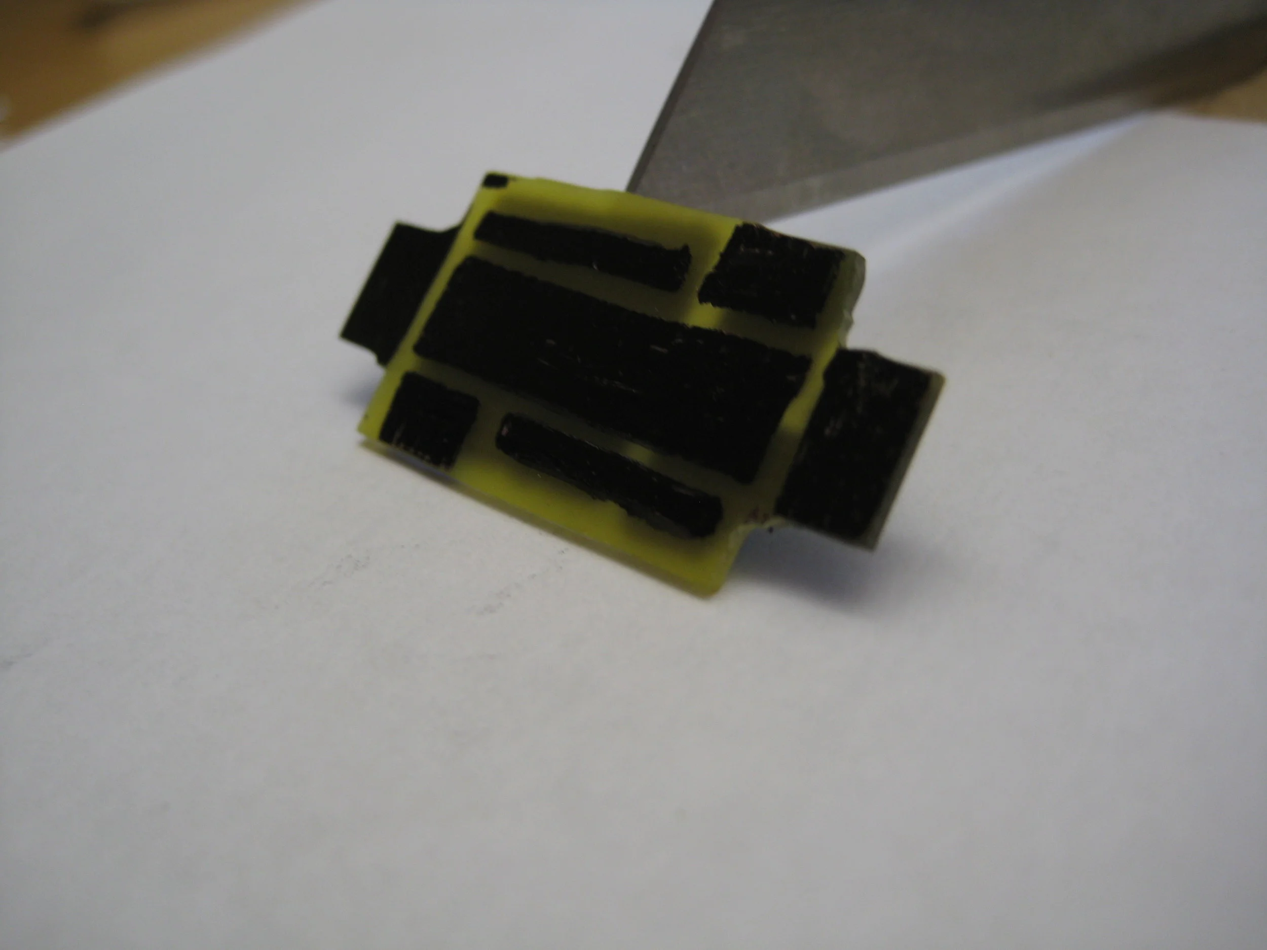 Etched PCB, LED side