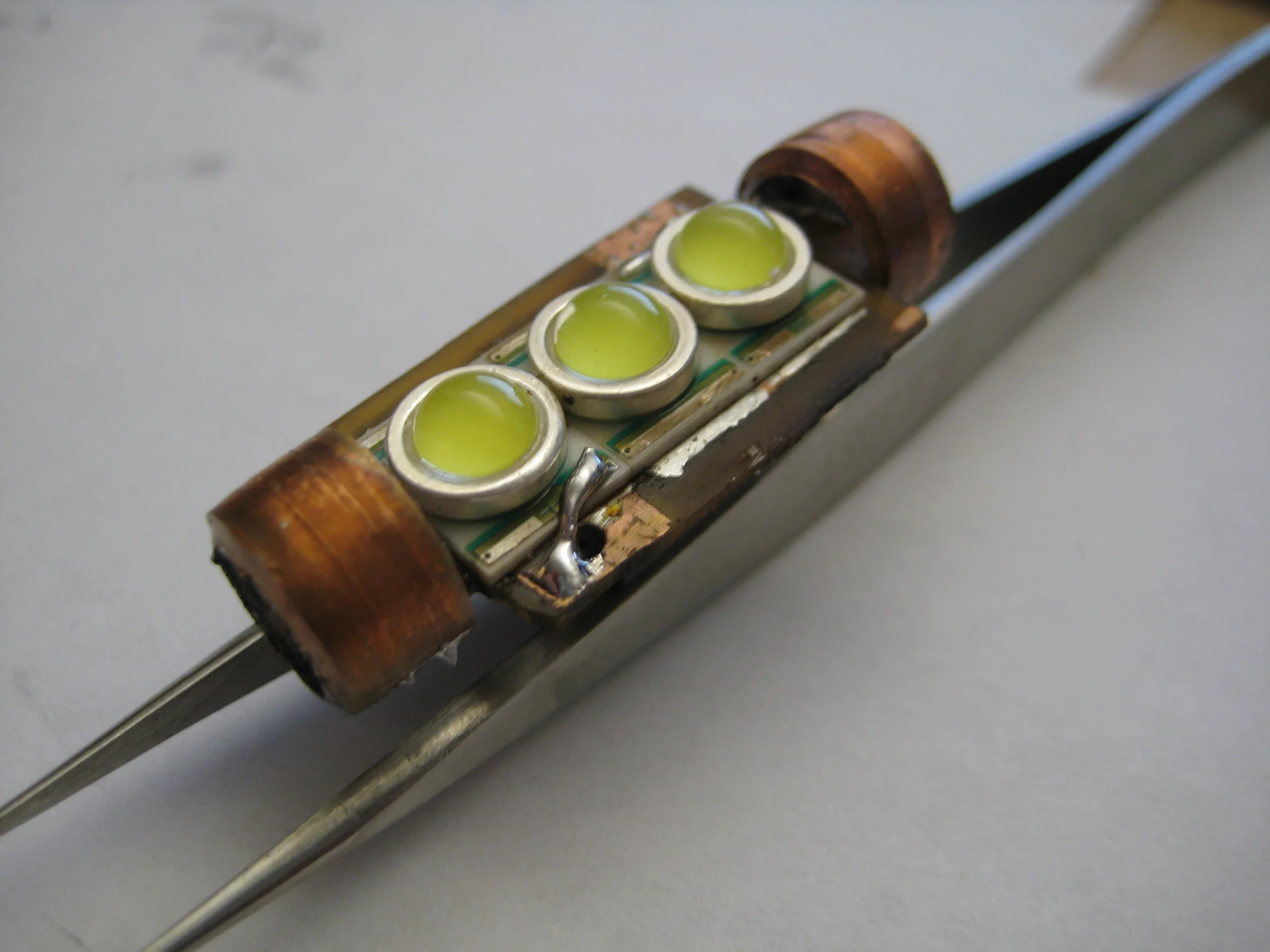 First bulb, pre PCB trimming