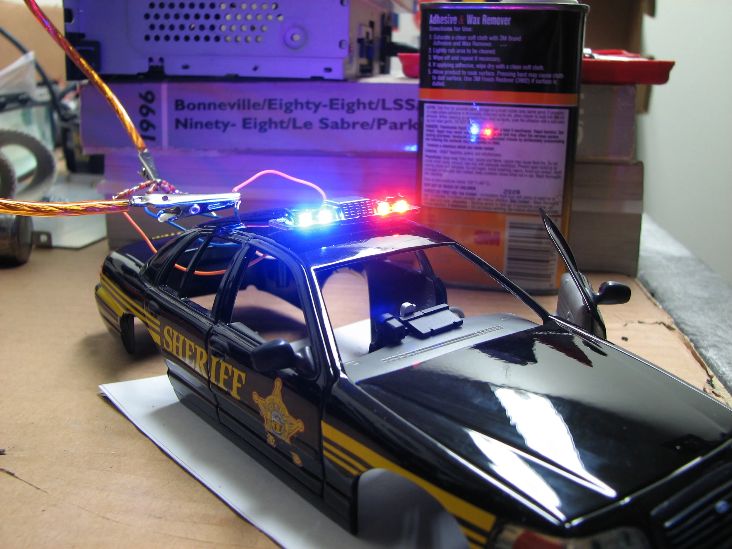 Police Car to have working strobes